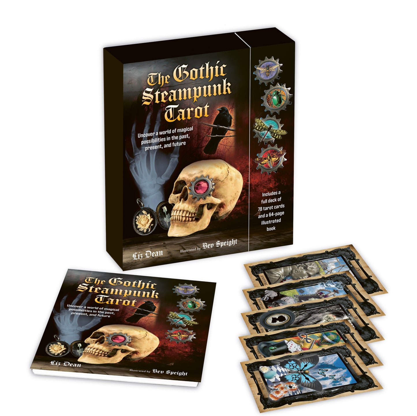 Gothic Steampunk Tarot: Includes a full deck of 78 tarot cards and a 64-page illustrated book