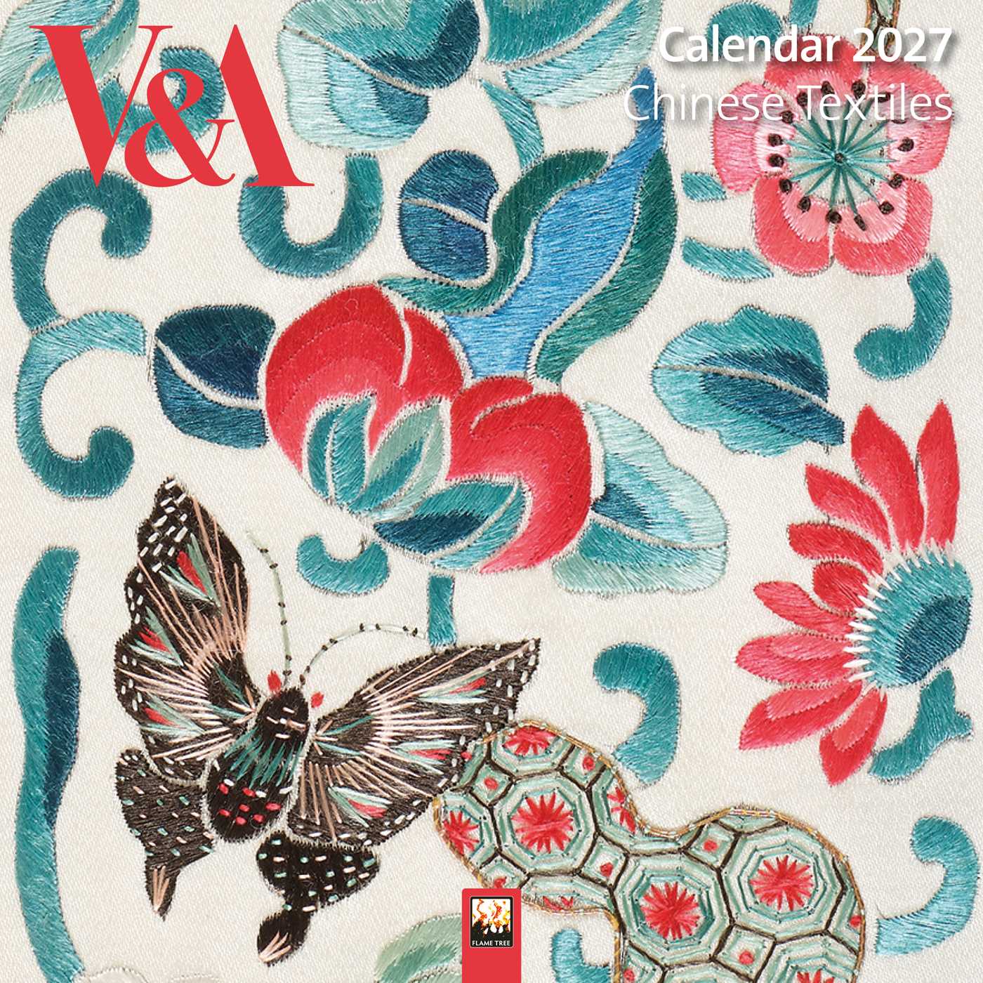 V&A: Chinese Textiles Mini Wall Calendar 2027 (Art Calendar)