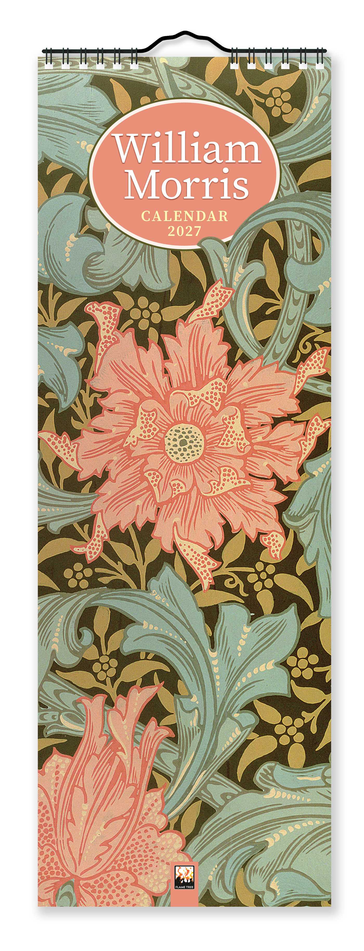 William Morris Slim Calendar 2027 (Art Calendar)