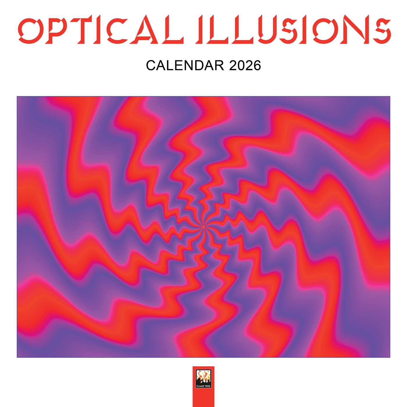 Optical Illusions Wall Calendar 2026 (Art Calendar)