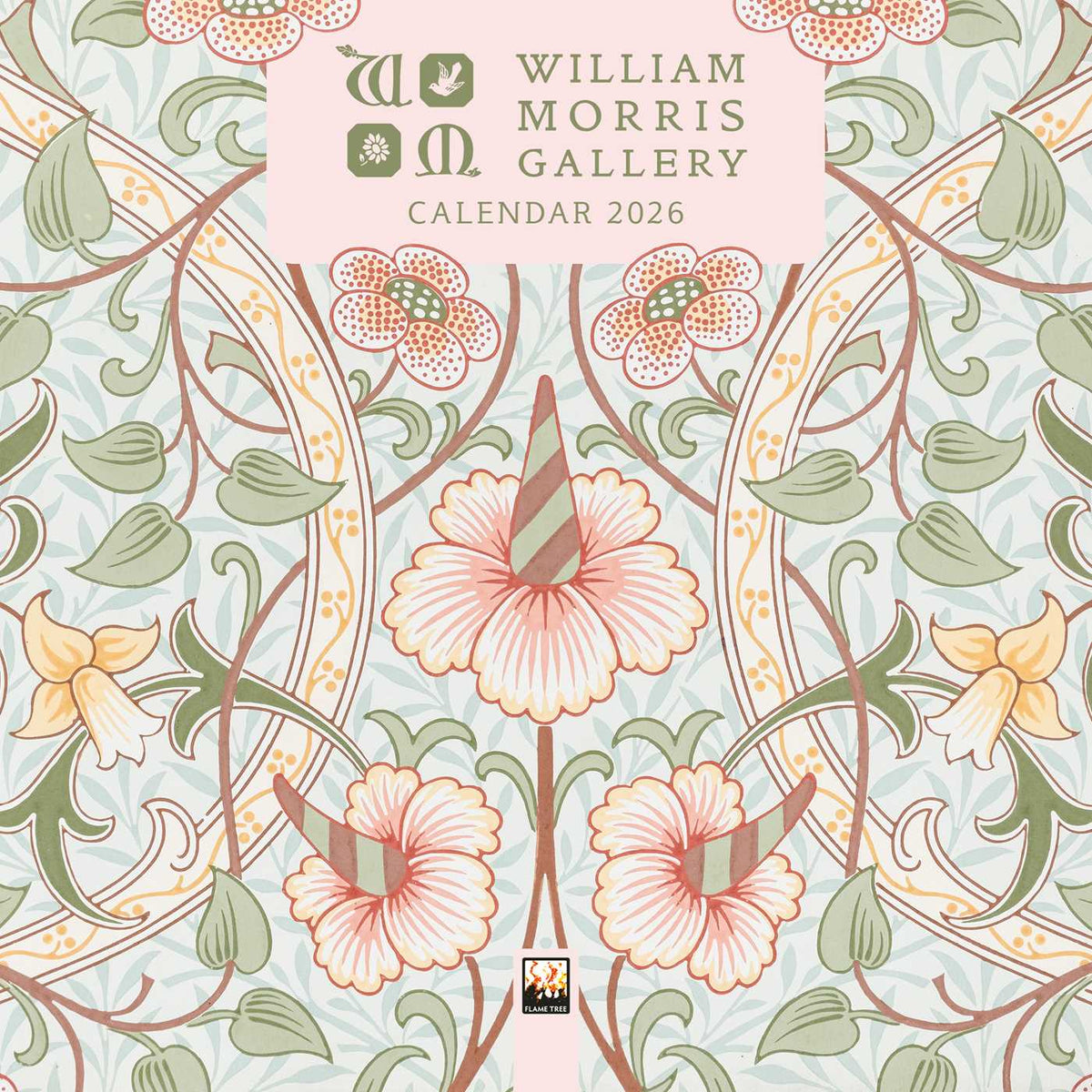William Morris Gallery Mini Wall Calendar 2026 (Art Calendar)
