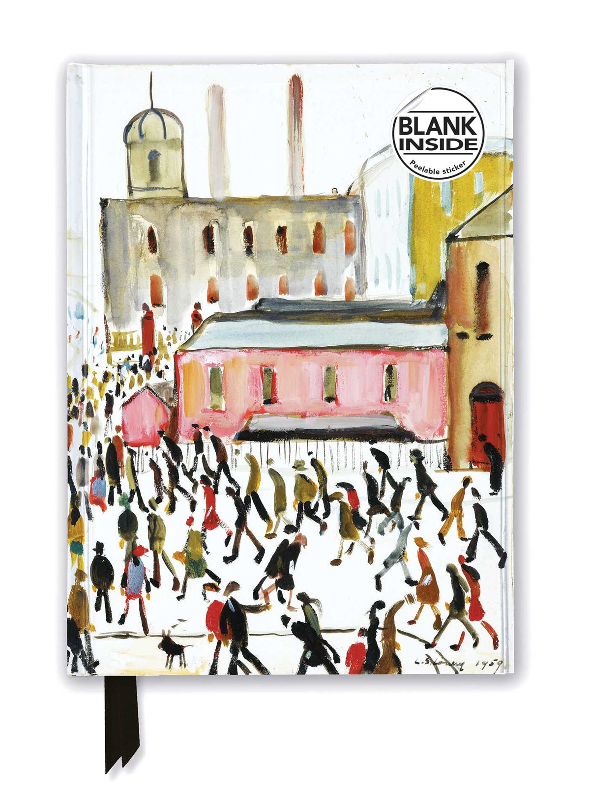 L.S. Lowry: Going to Work (Foiled Blank Journal)