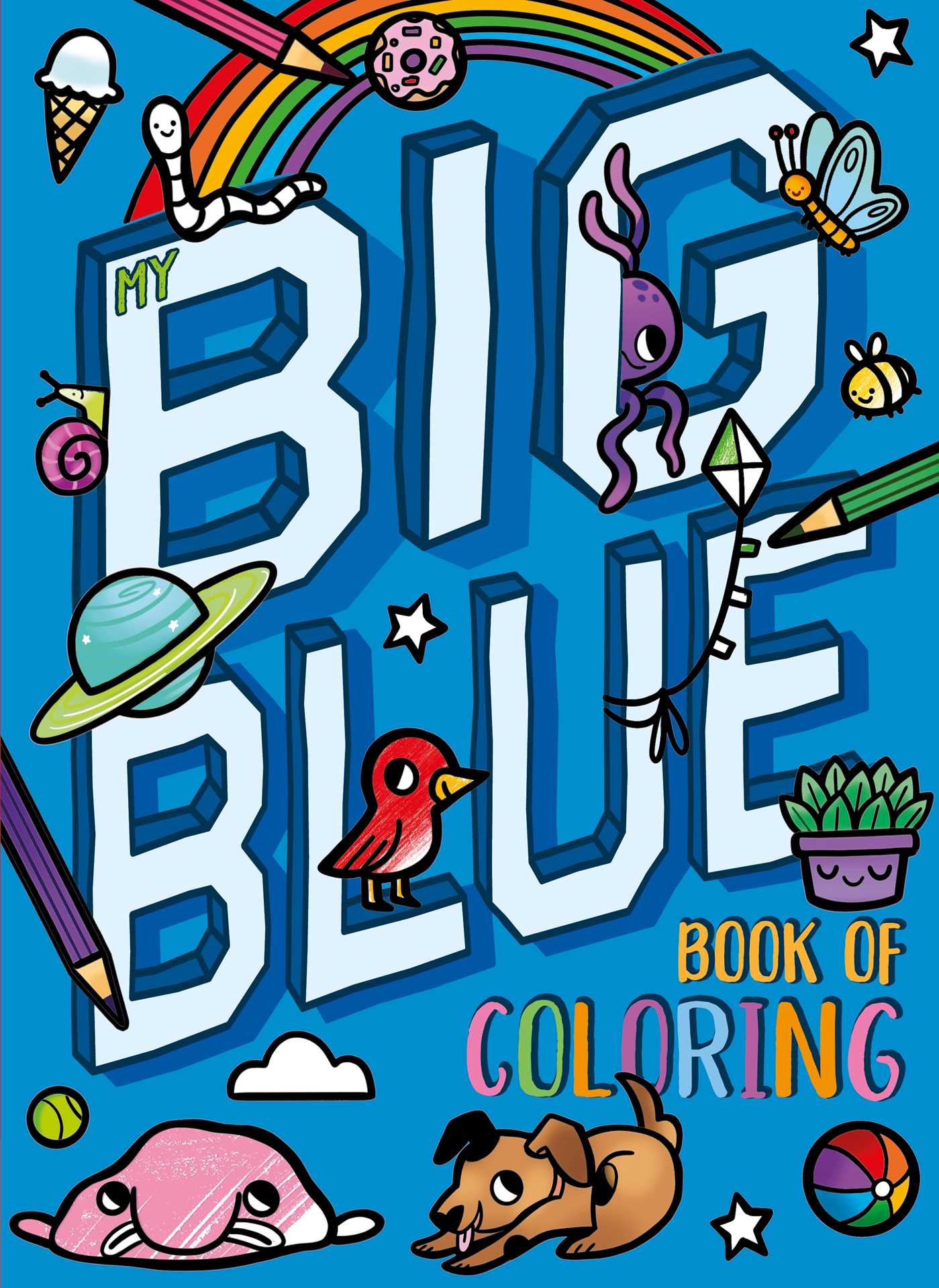My Big Blue Book of Coloring