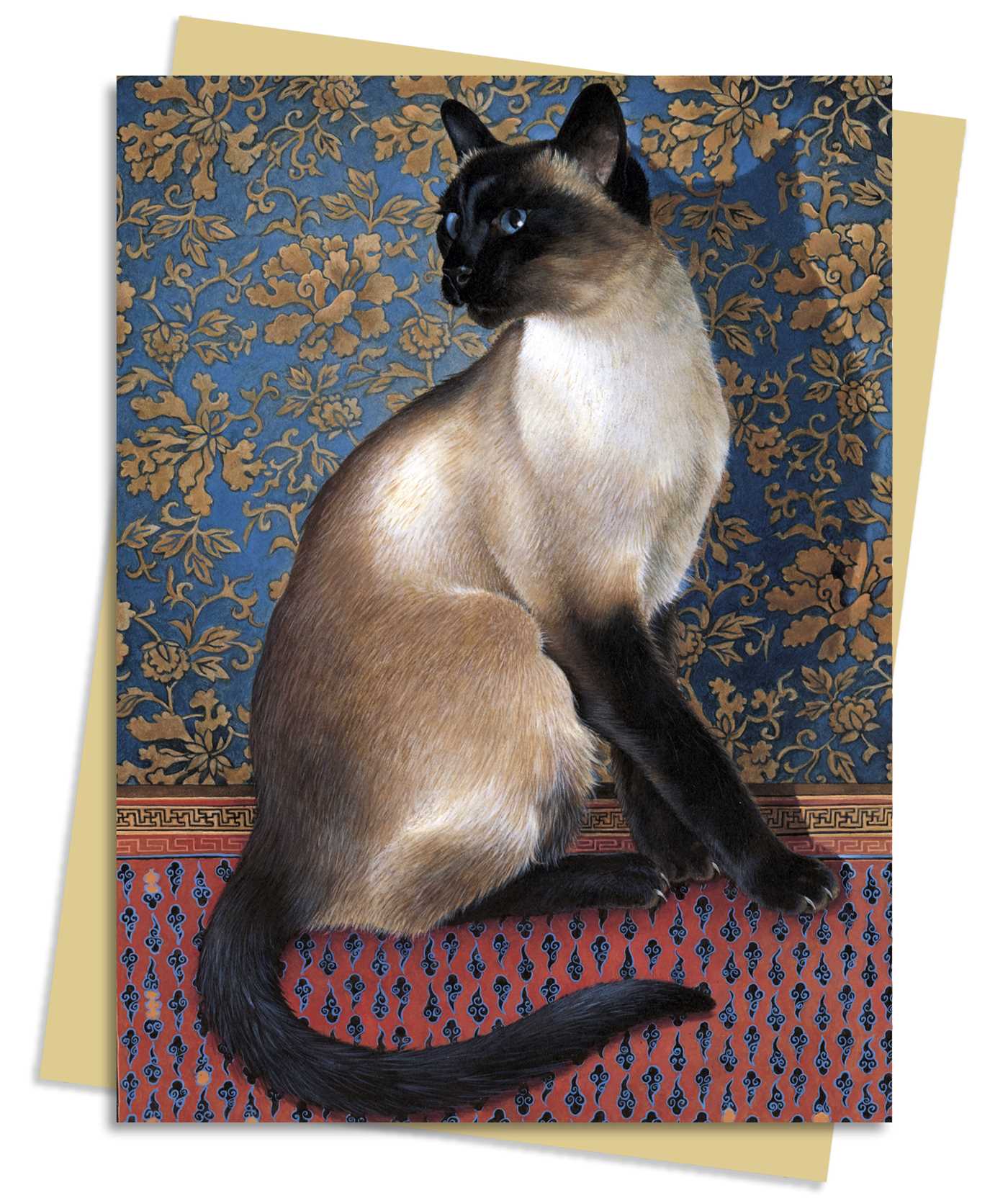 Phuan on a Chinese Carpet (Ivory) Greeting Card Pack