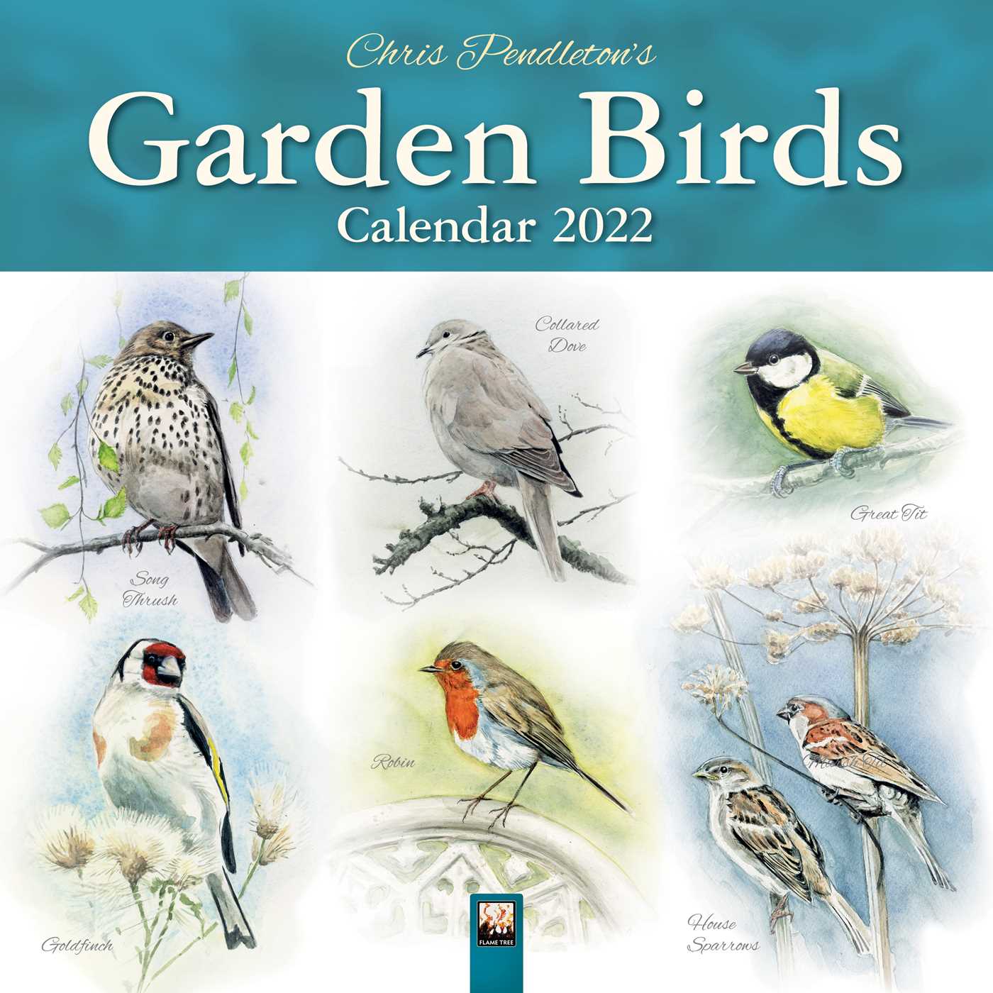 Chris Pendleton Garden Birds Wall Calendar 2022 (Art Calendar)