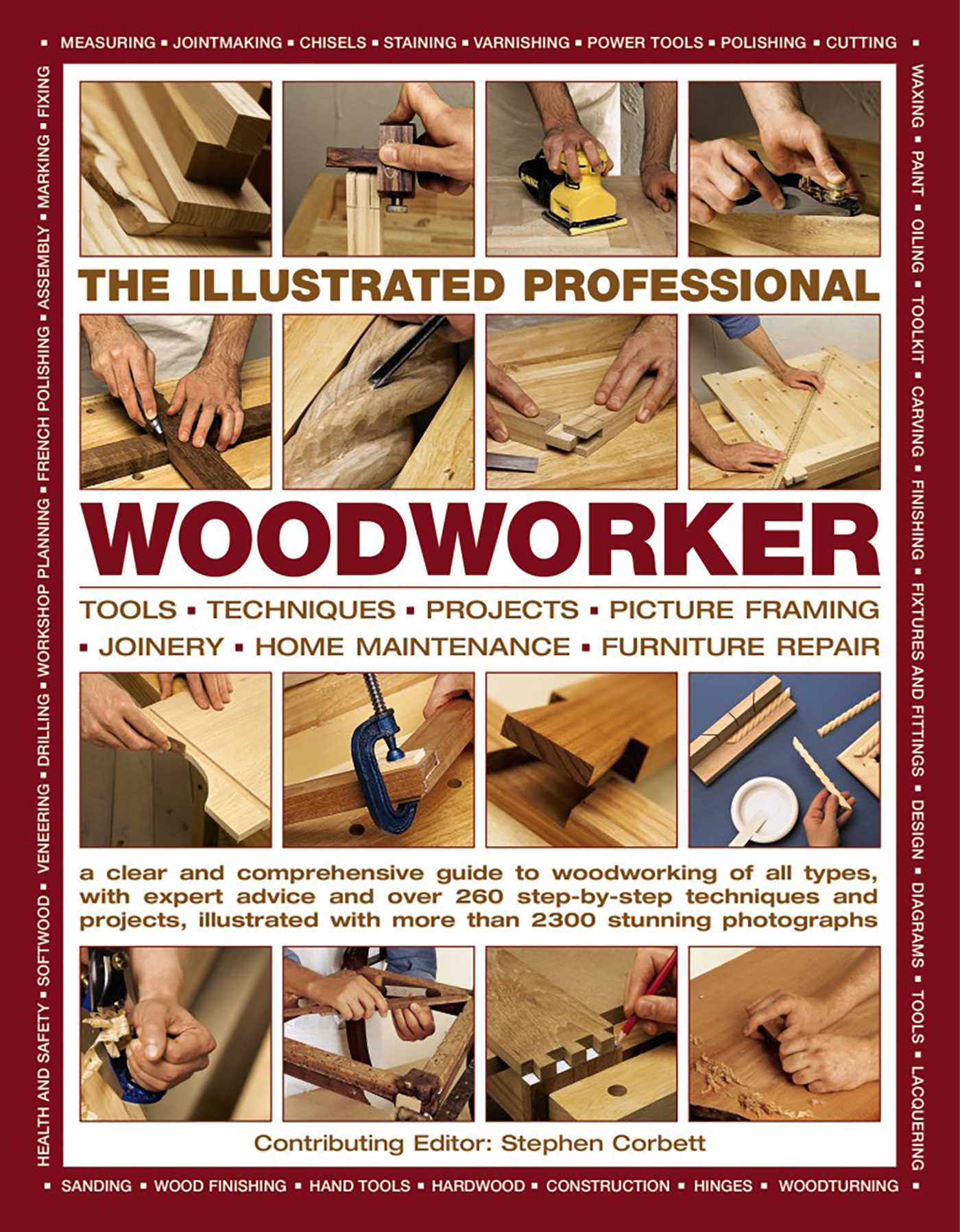 Illustrated Professional Woodworker: Tools, Picture Framing, Joinery, Home Maintenance, Furniture Repair, With Expert Advice And Over 260 Step-By-Step Techniques And Projects