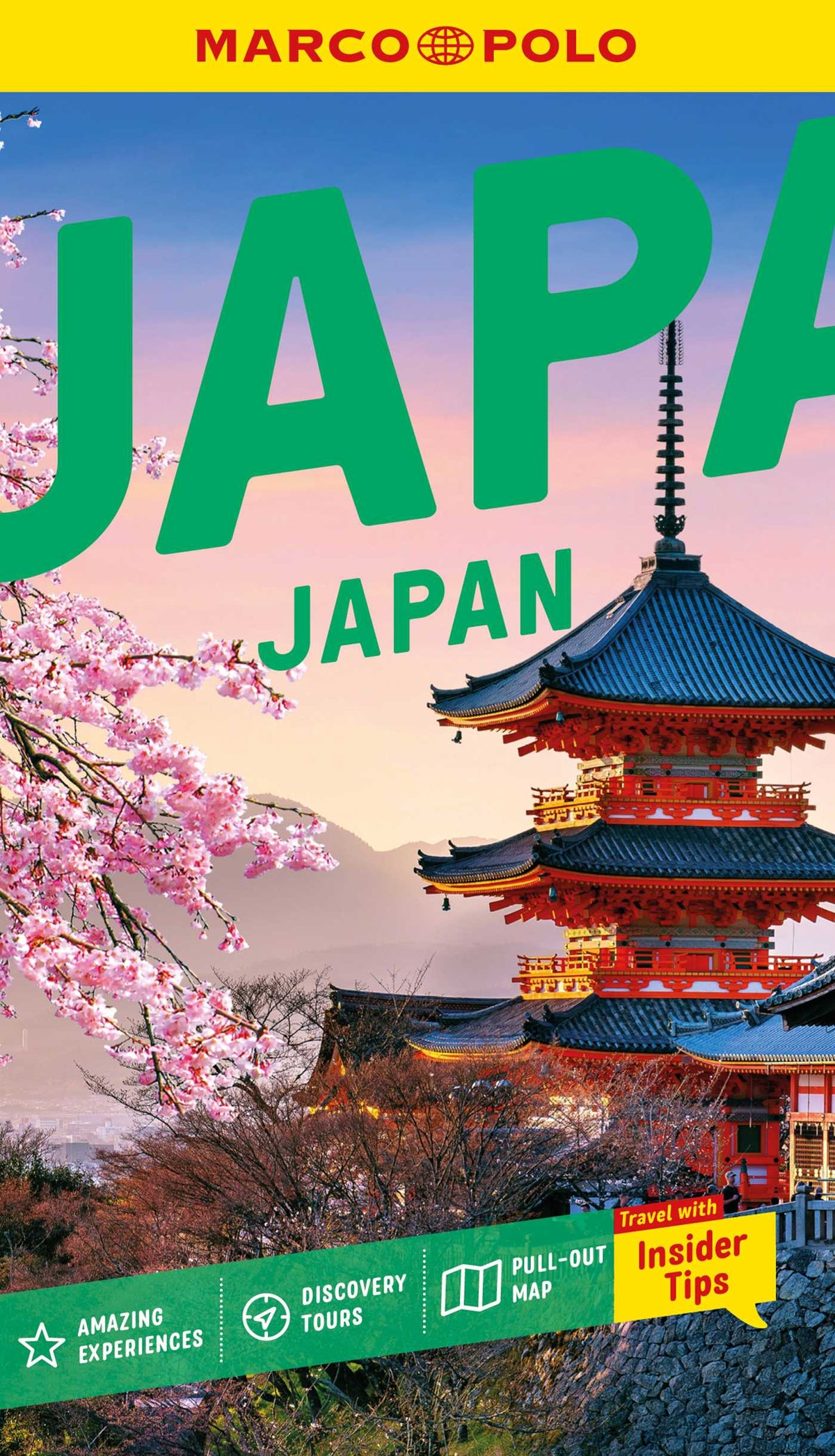 Marco Polo Japan Pocket Travel Guide with Fold-Out Map