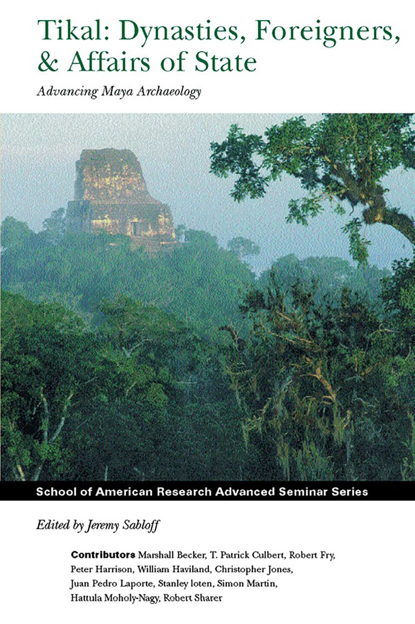 Tikal: Dynasties, Foreigners, and Affairs of State