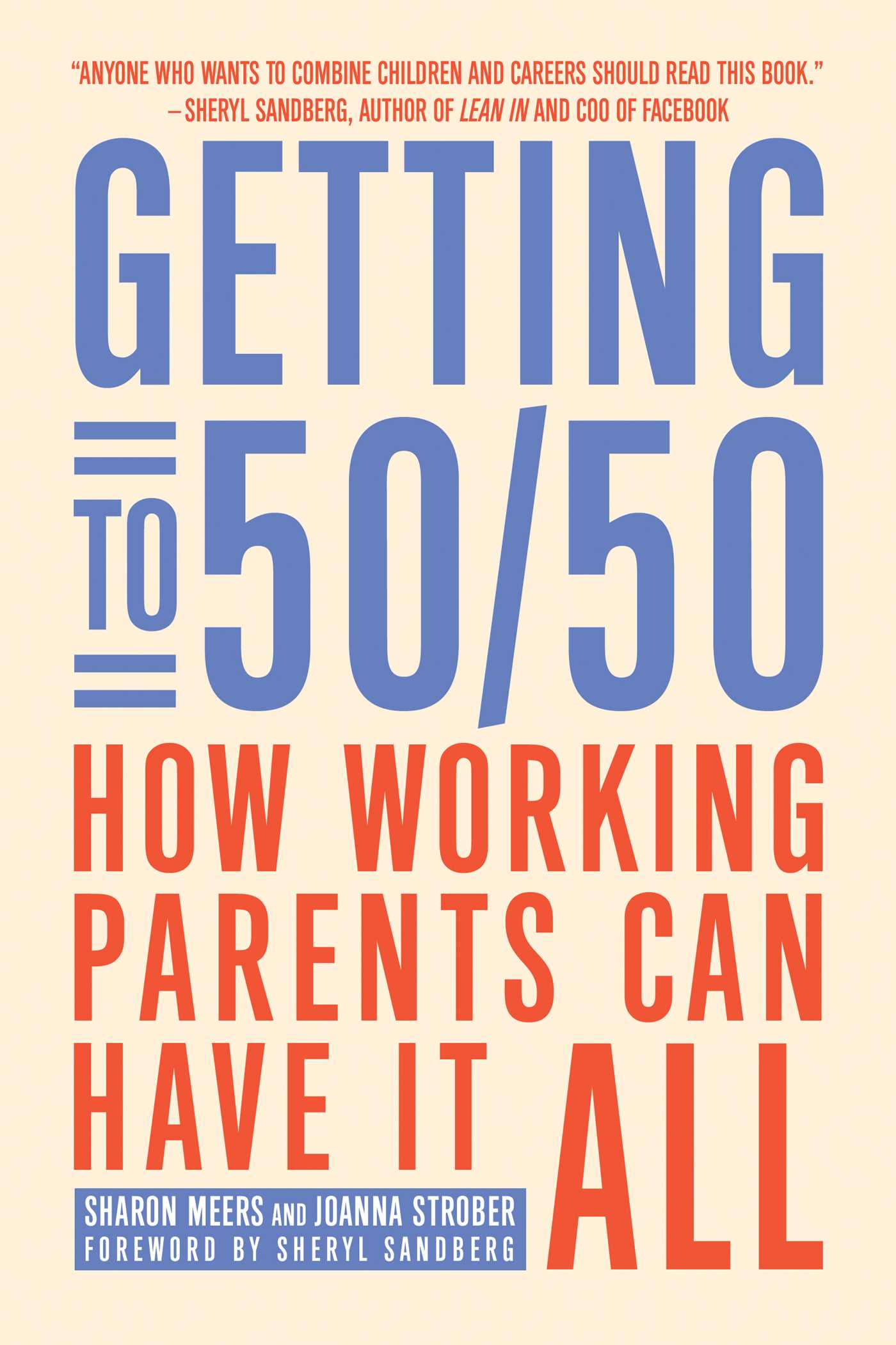 Getting to 50/50