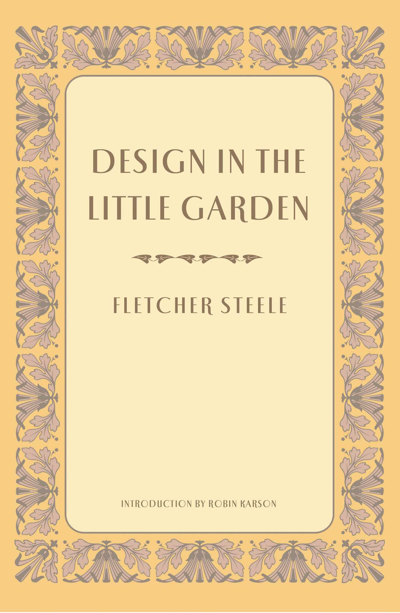 Design In The Little Garden