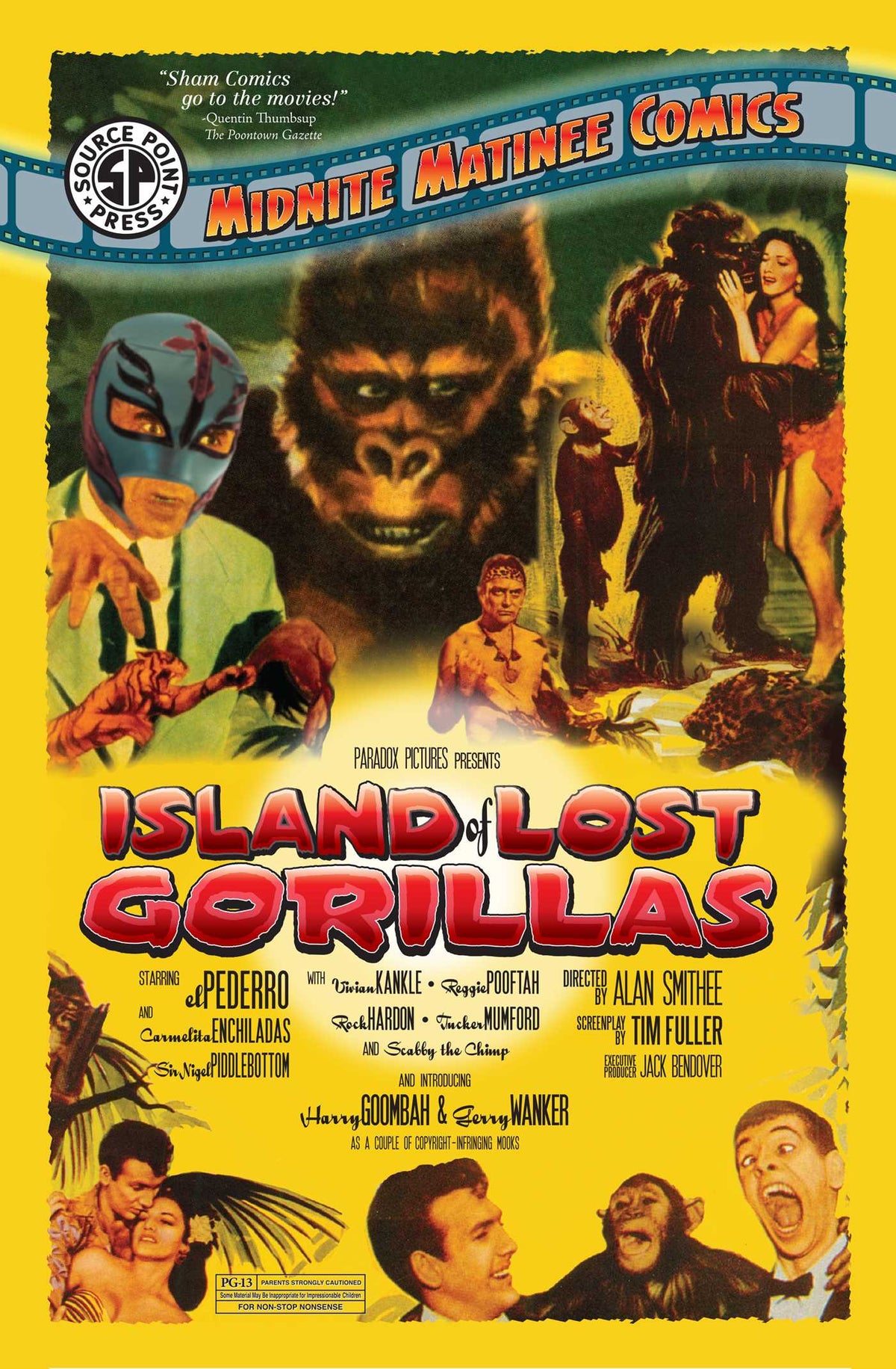 Midnite Matinee Comics Presents: The Island of Lost Gorillas