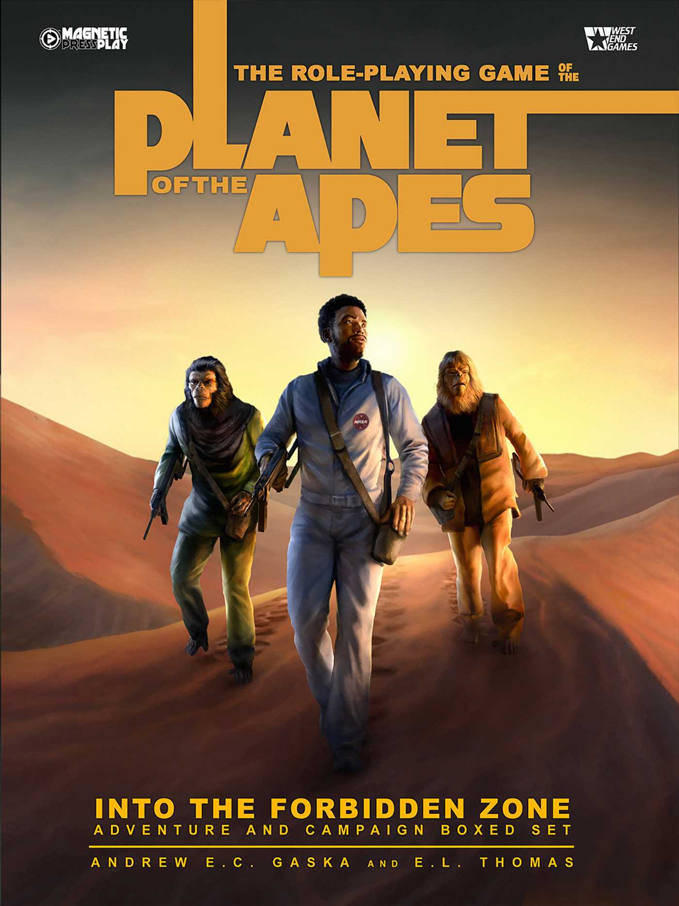 Planet of the Apes RPG Forbidden Zone Adventure Box Role-Playing Game