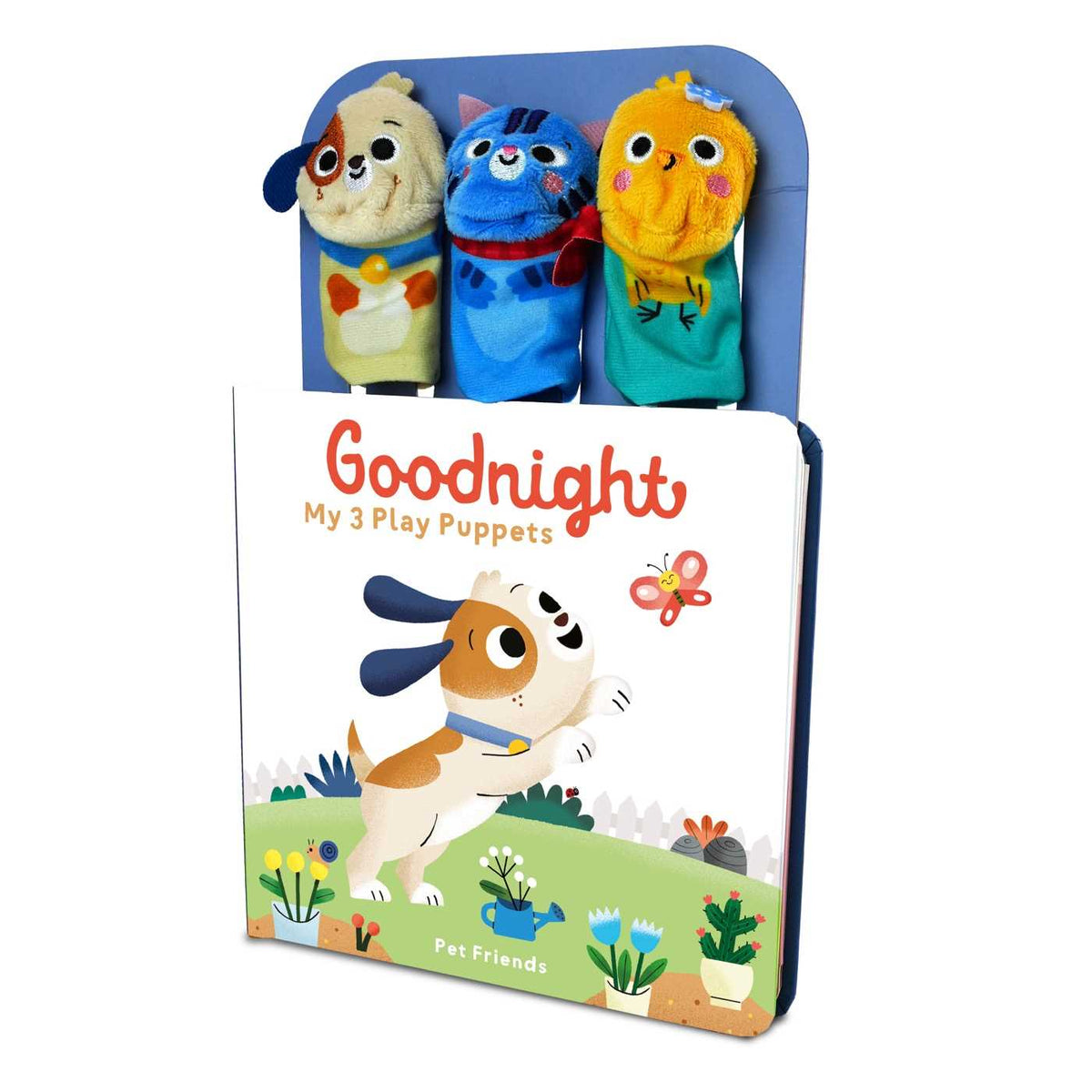 Goodnight My 3 Play Puppets - Pet Friends