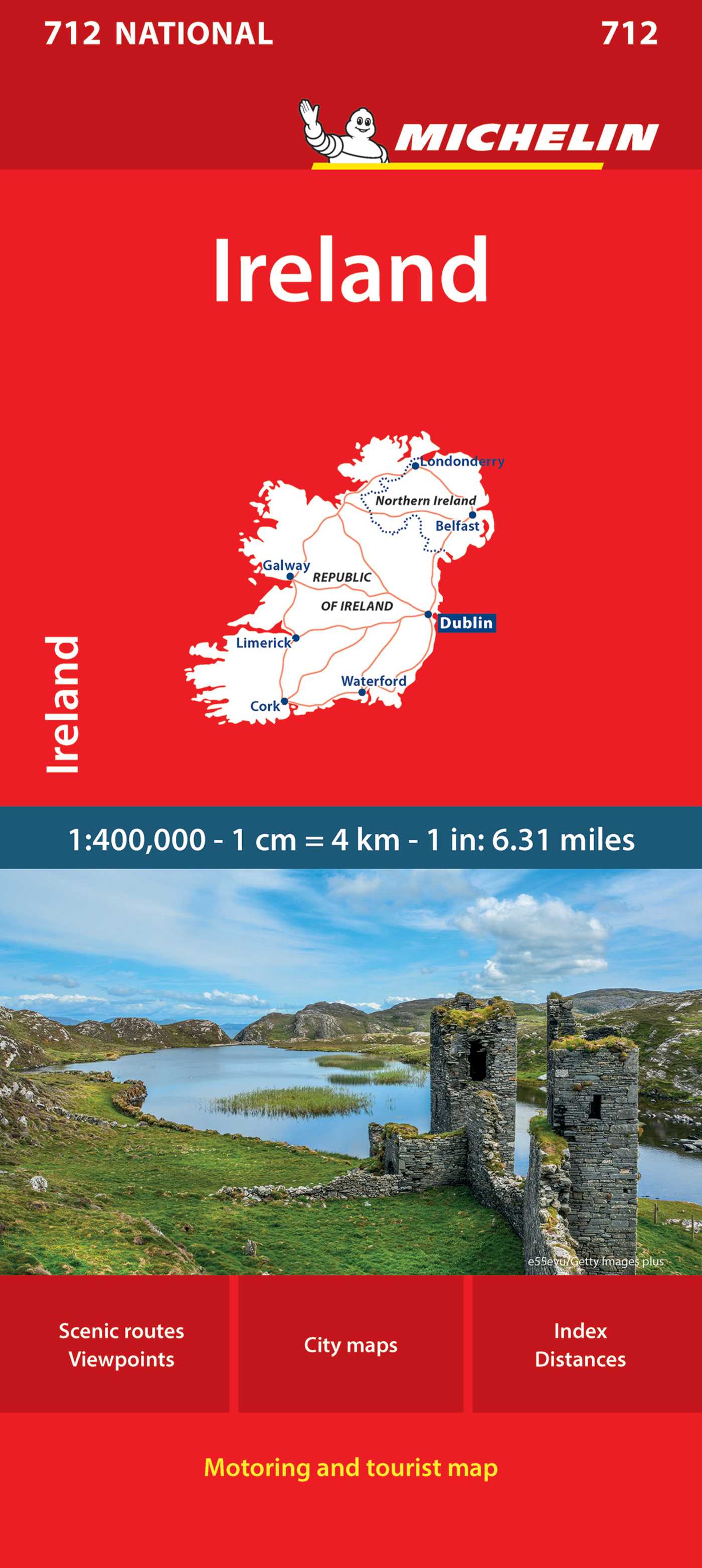 Michelin Ireland Map 712