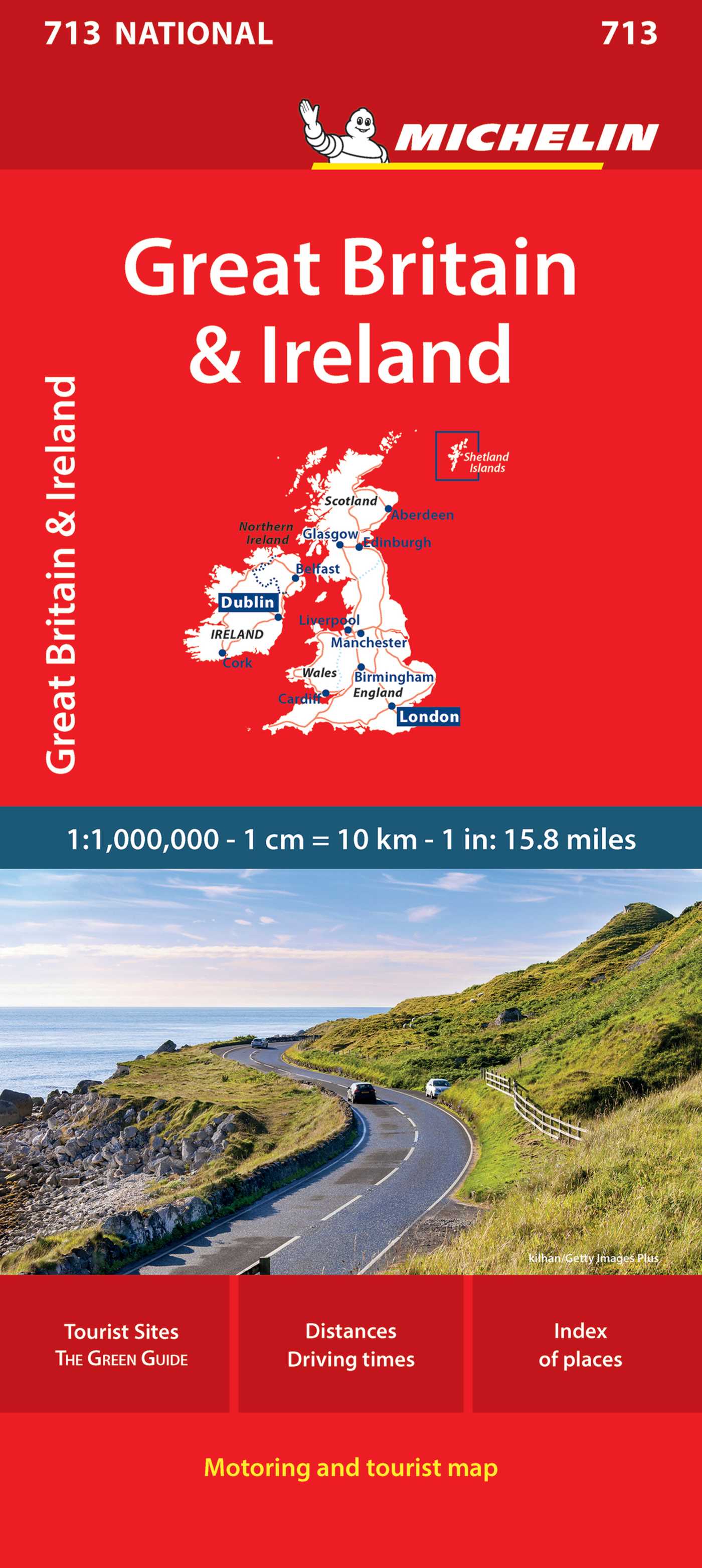 Michelin Great Britain & Ireland Map 713