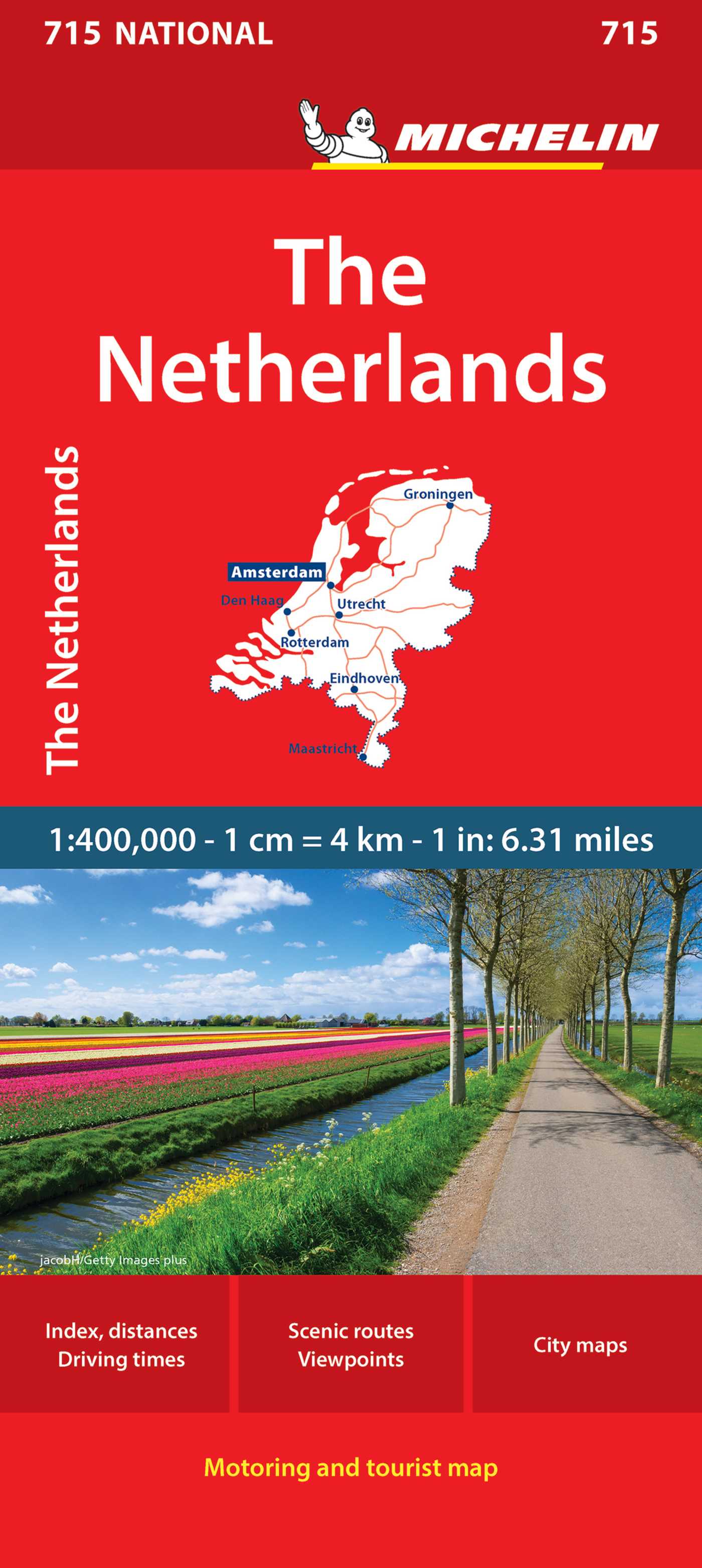 Michelin Netherlands Map 715