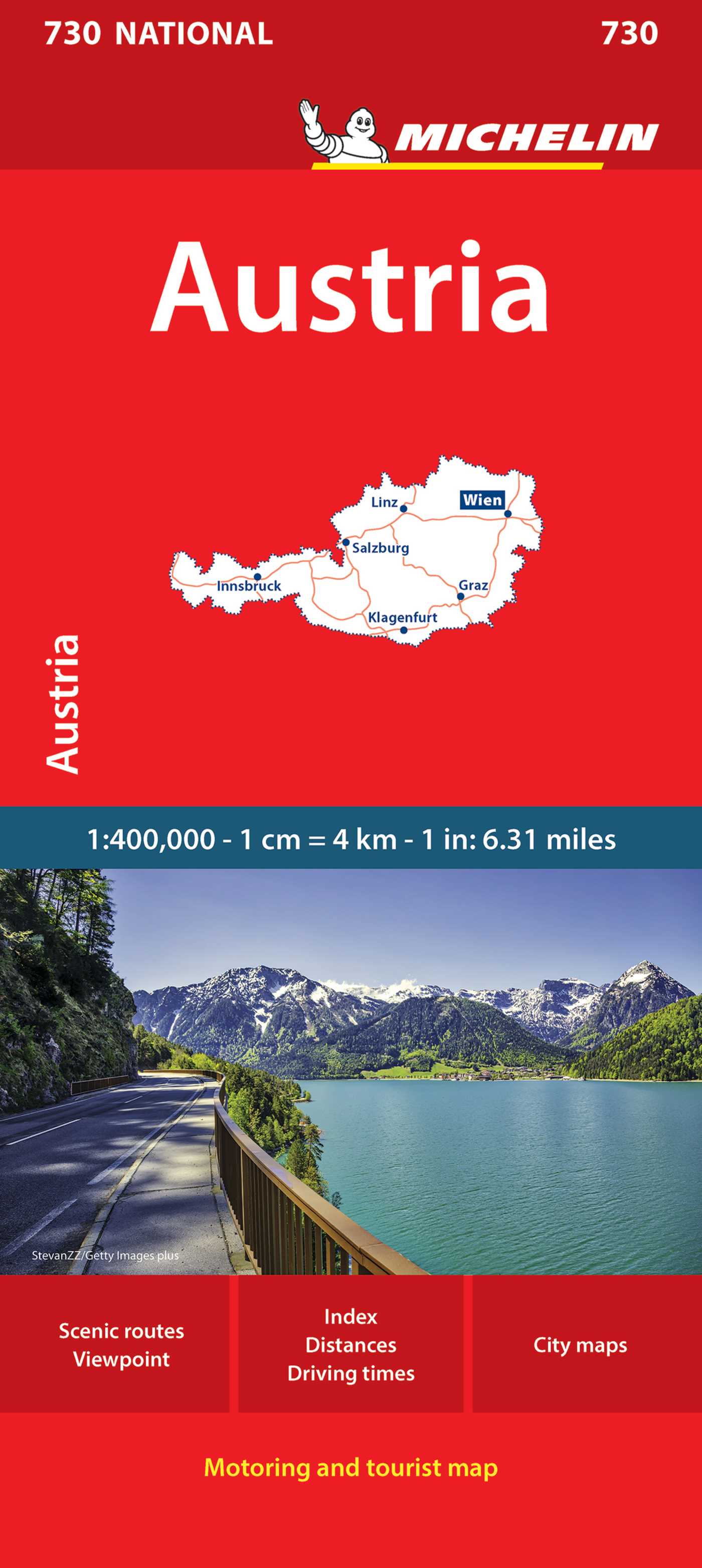 Michelin Austria Map 730