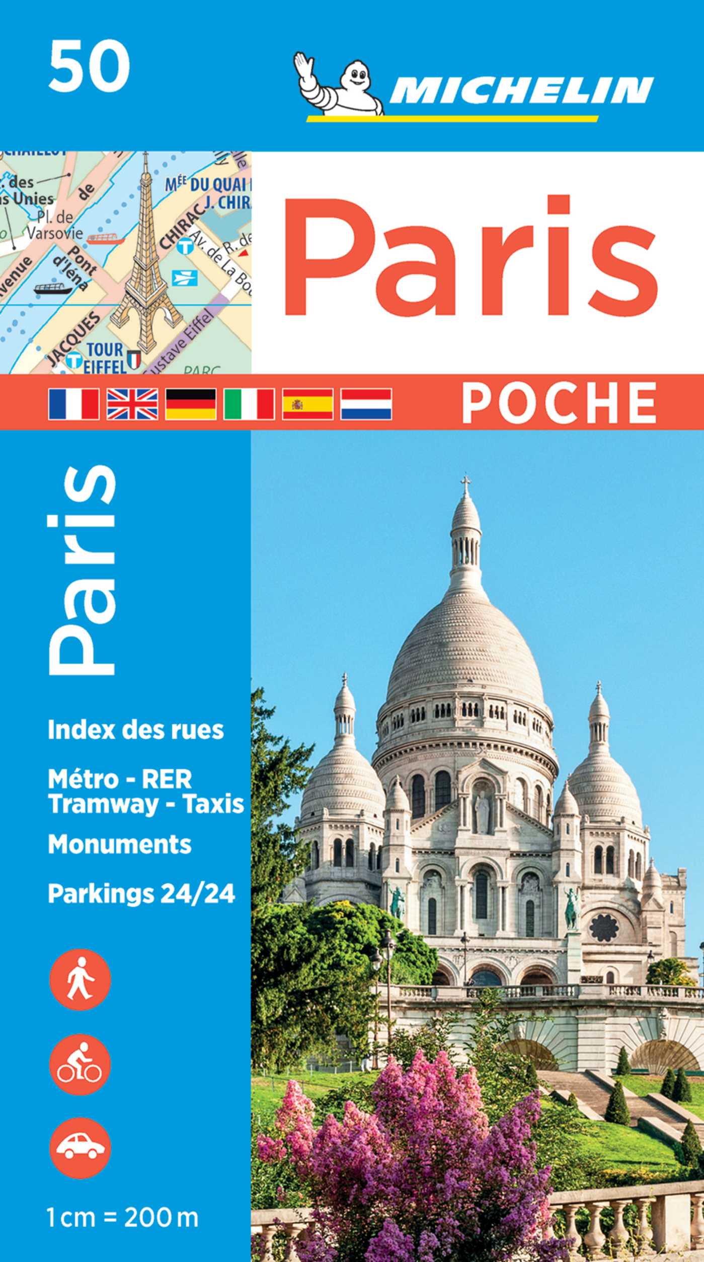 Michelin Paris Pocket Map 50 (Plan Poche)
