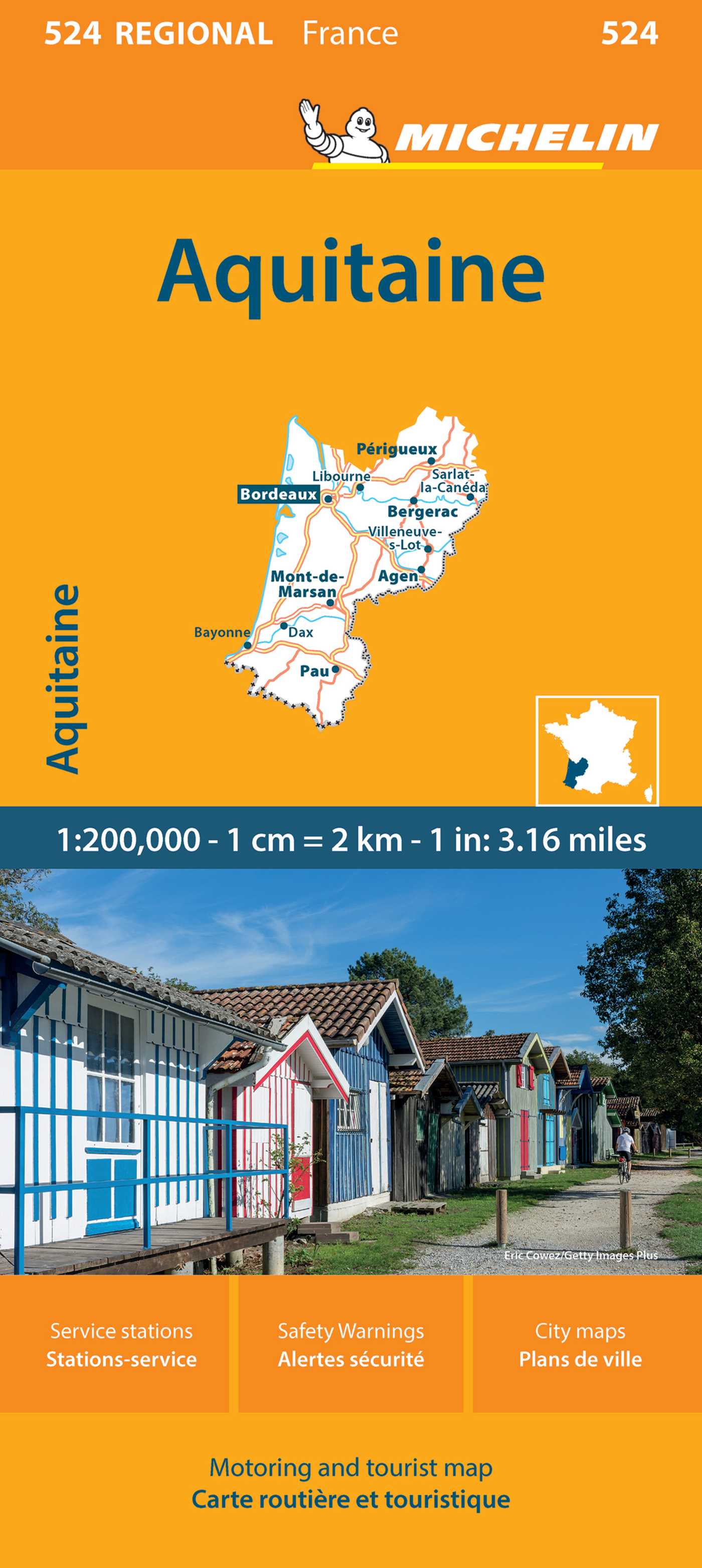 France: Aquitaine Map 524