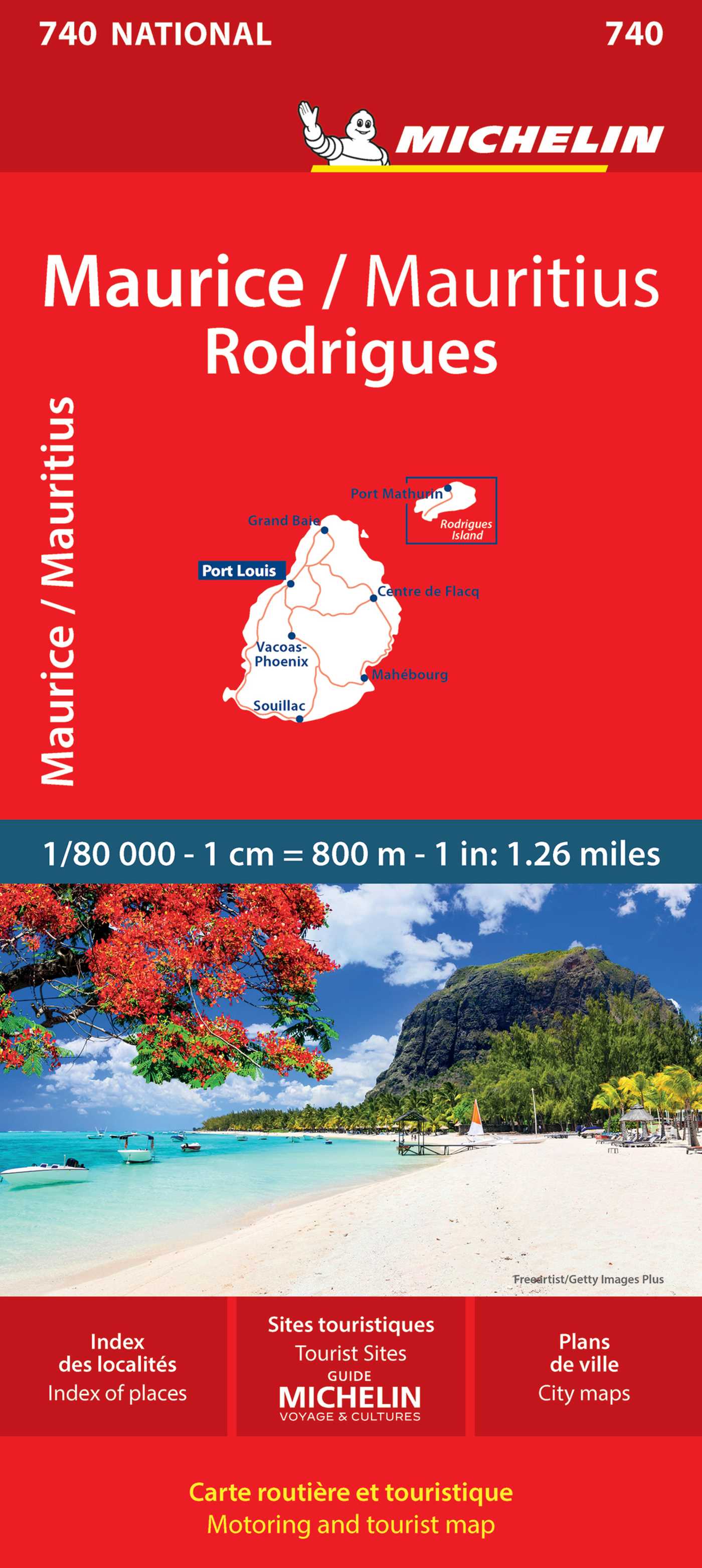 Mauritius Rodrigues Map 740
