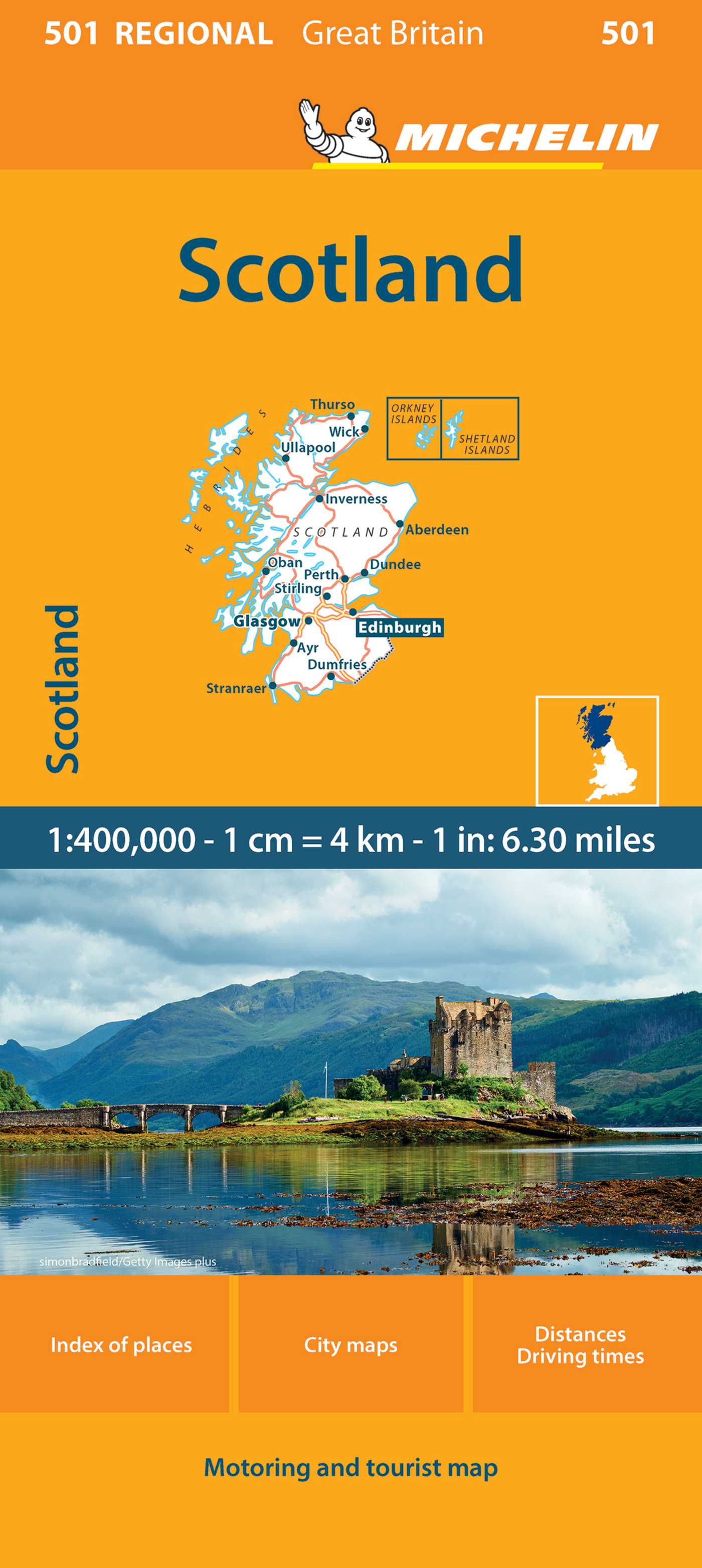 Great Britain: Scotland Map # 501