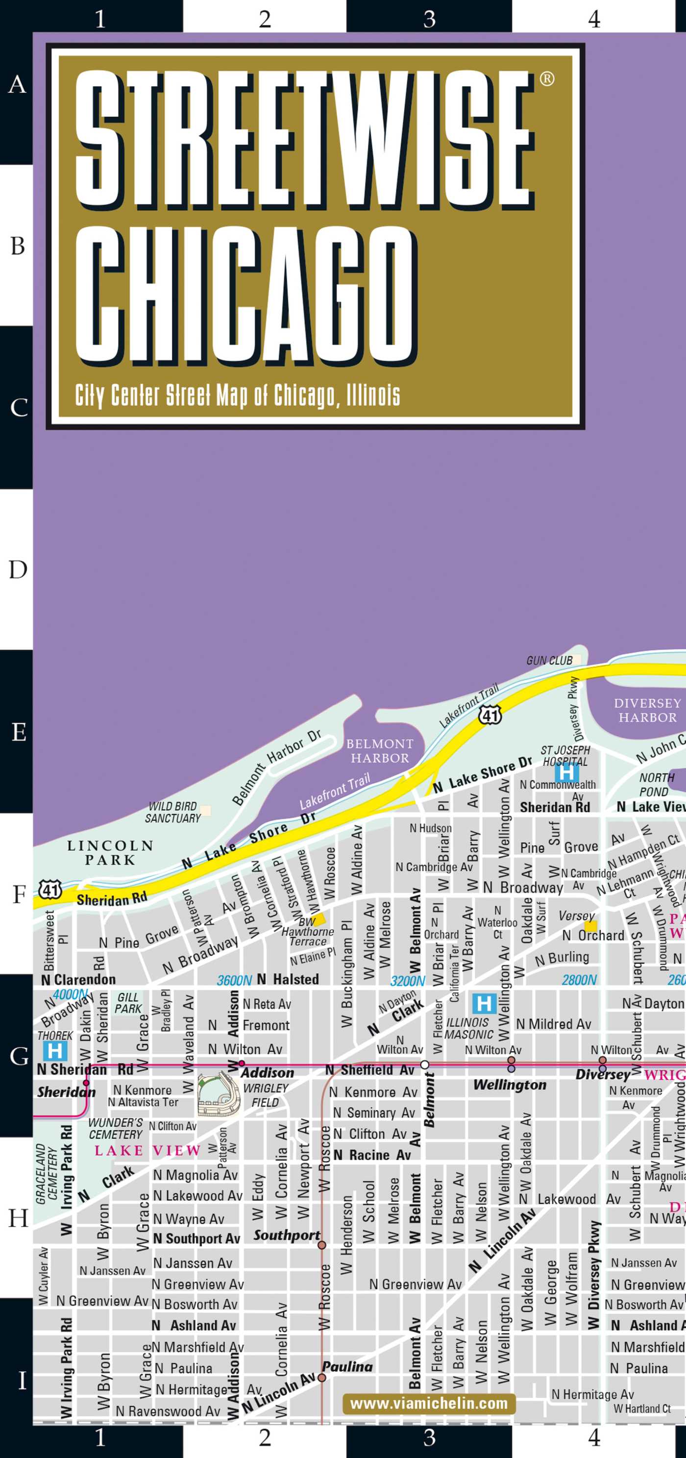 Streetwise Chicago Map