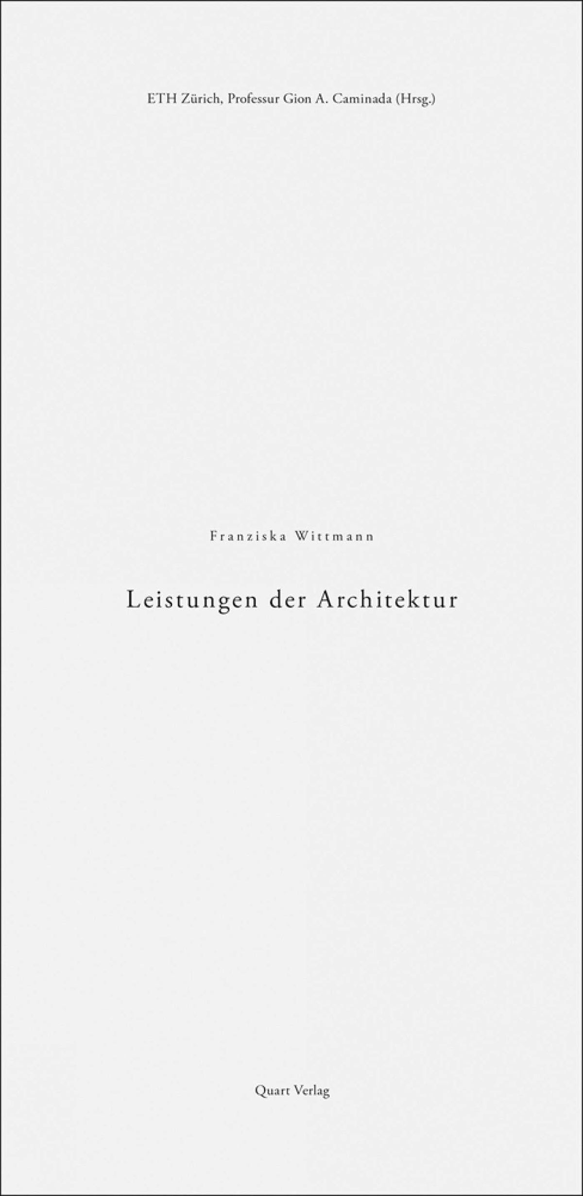 Leistungen der Architektur