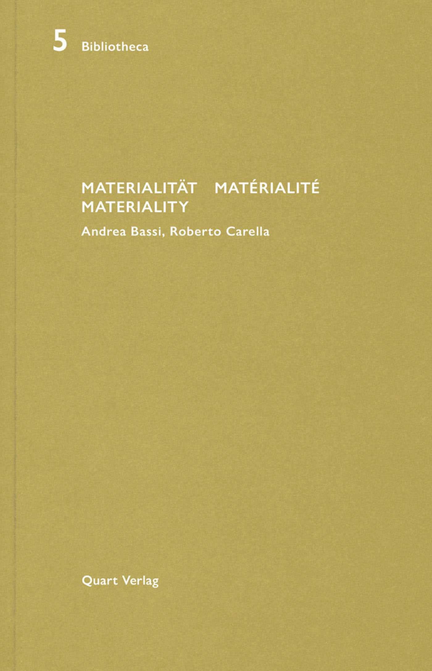 Materialitat/Materialite/Materiality