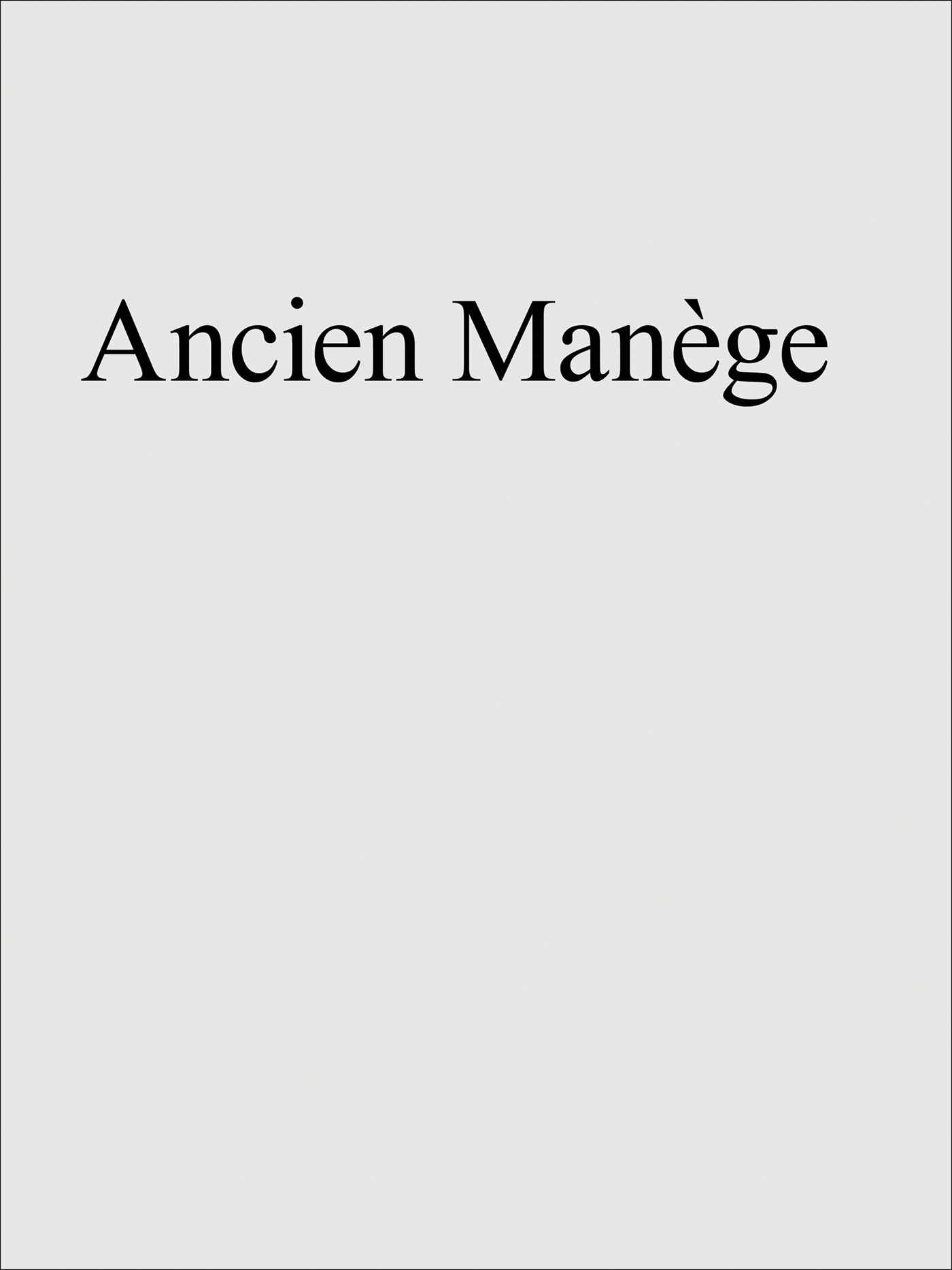 Ancien Manège