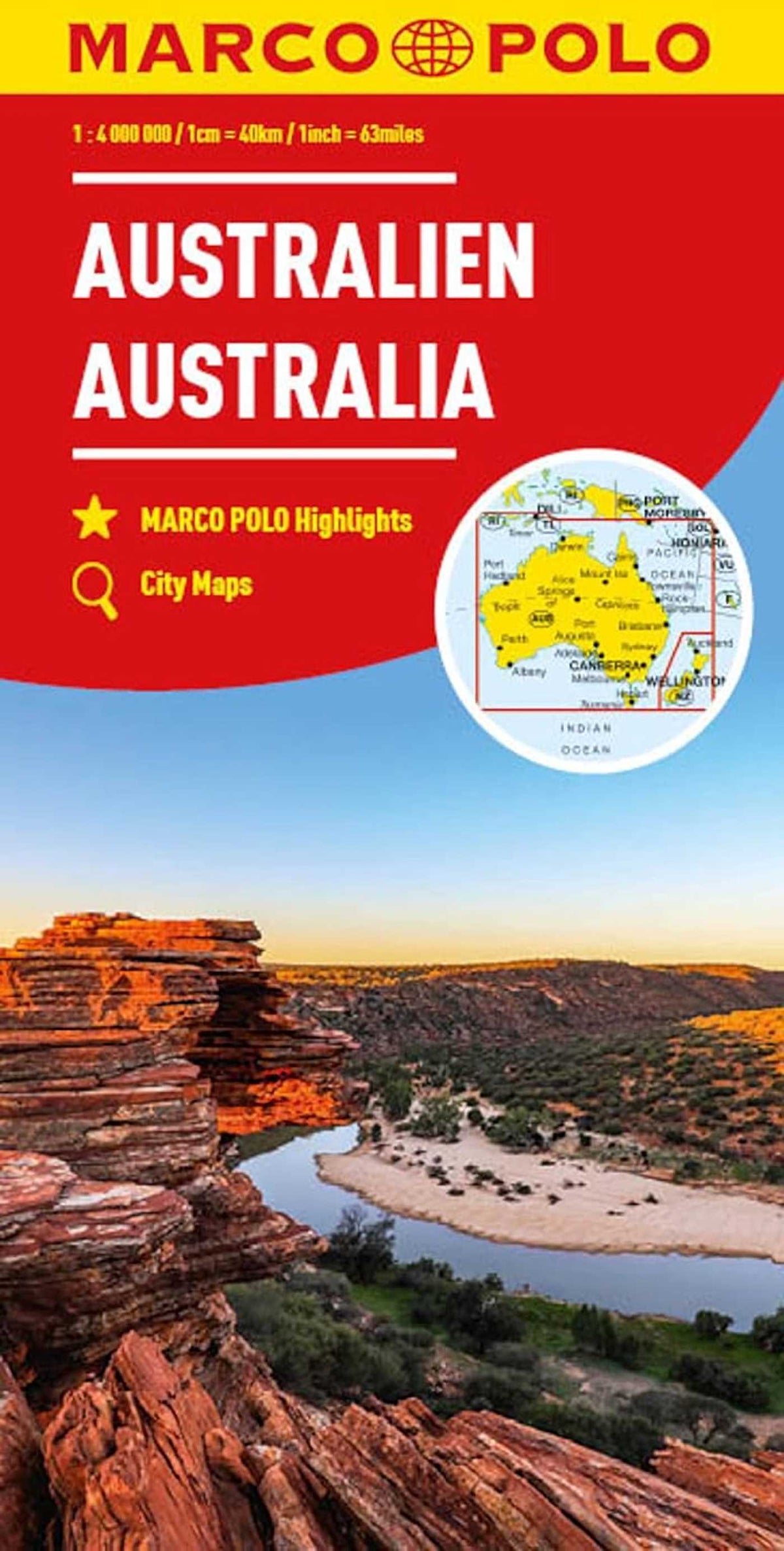 Australia Marco Polo Map