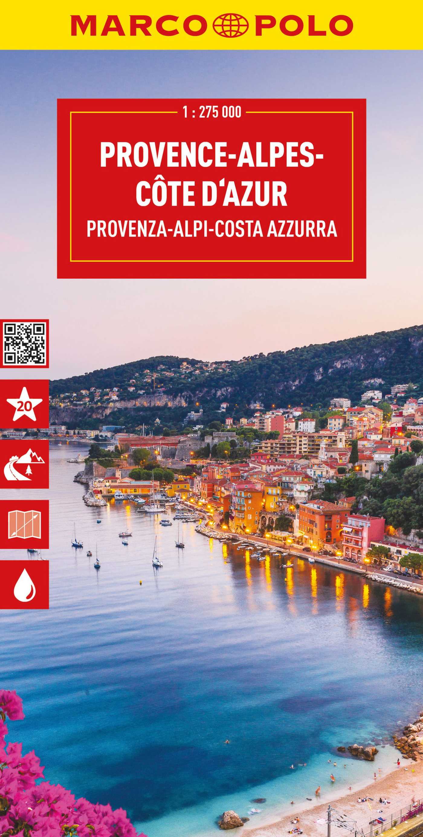 Provence Alps Cote D'Azur Marco Polo Map