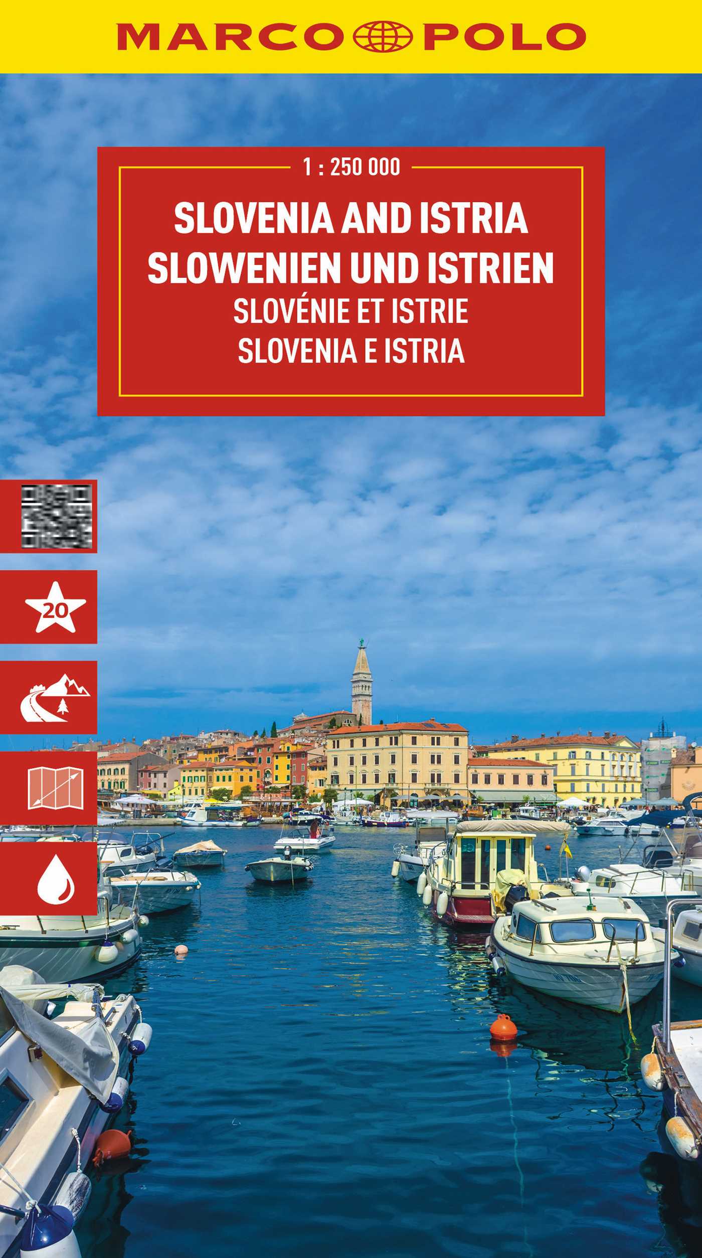 Slovenia and Istria Marco Polo Map