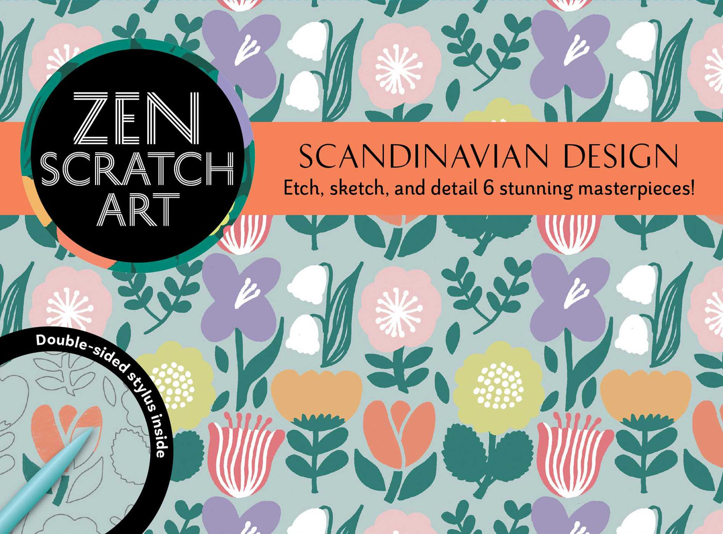 Zen Scratch Art: Scandinavian Design