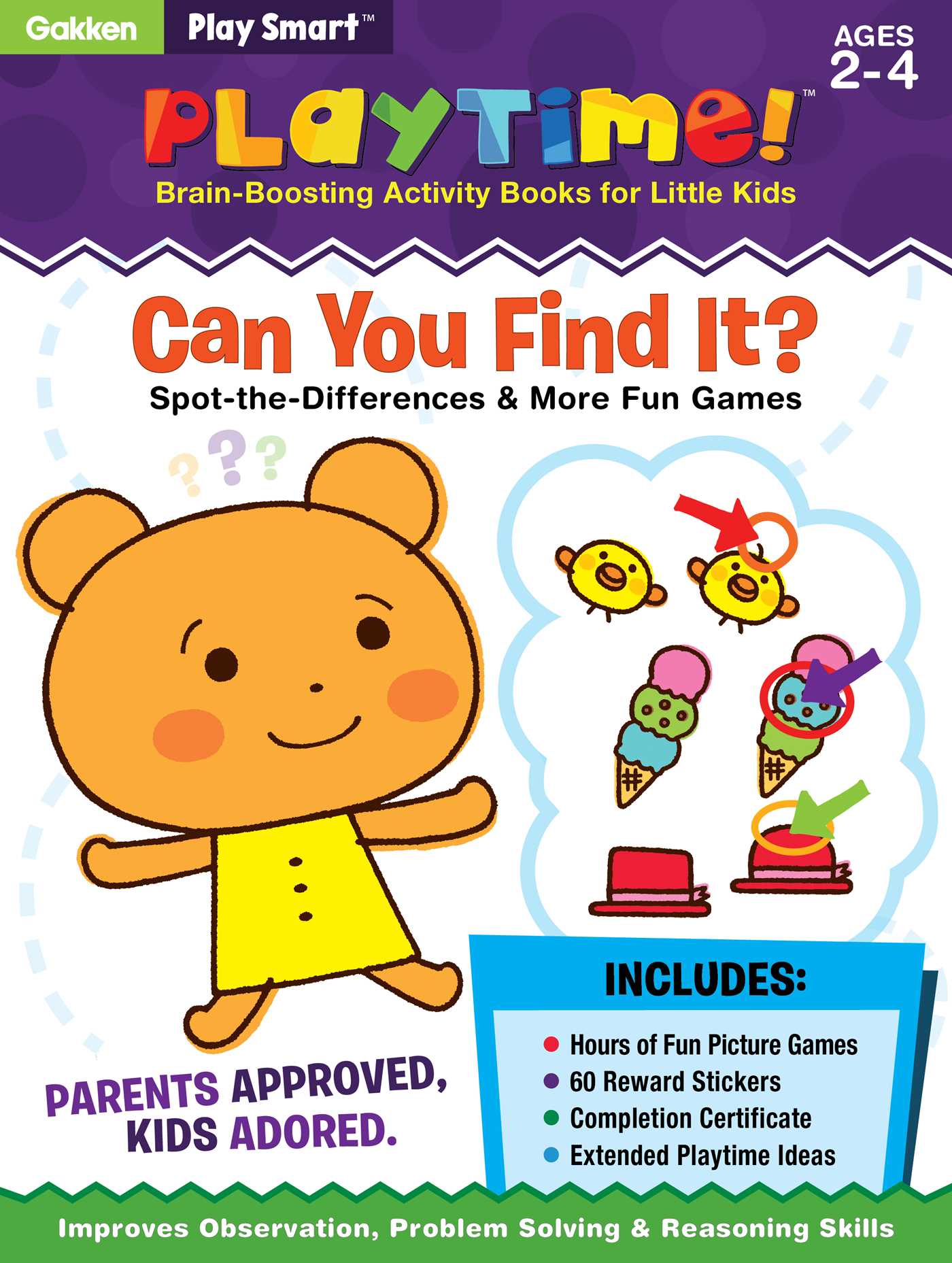 Play Smart Playtime: Can You Find It? Spot-the-Differences & More Games Ages 2-4