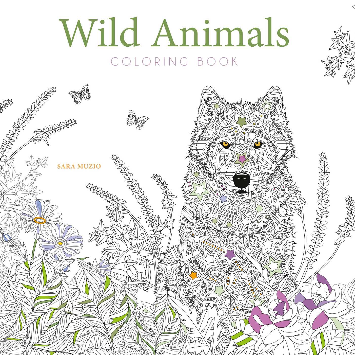 Wild Animals Coloring Book