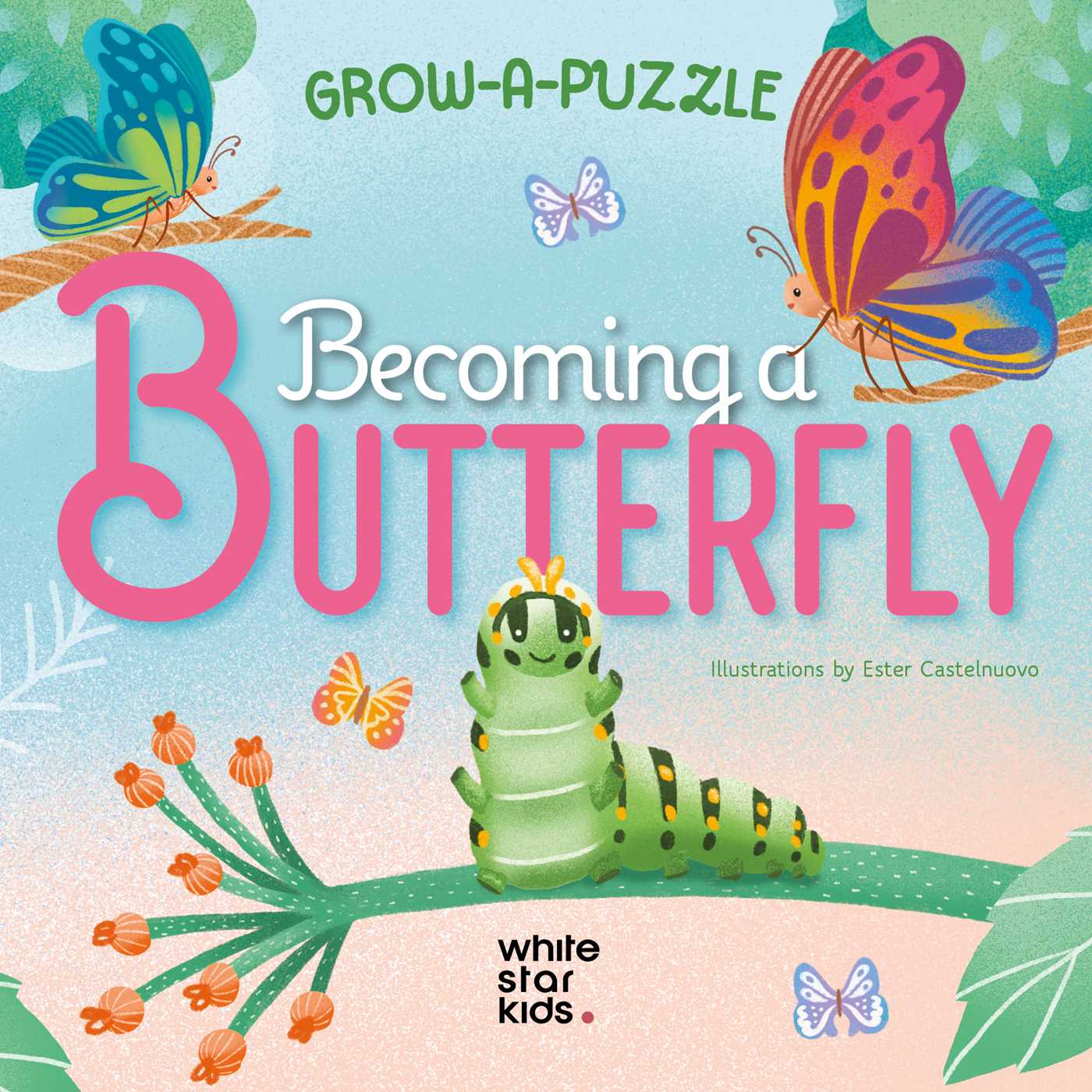 Grow-a-Puzzle. Becoming a Butterfly