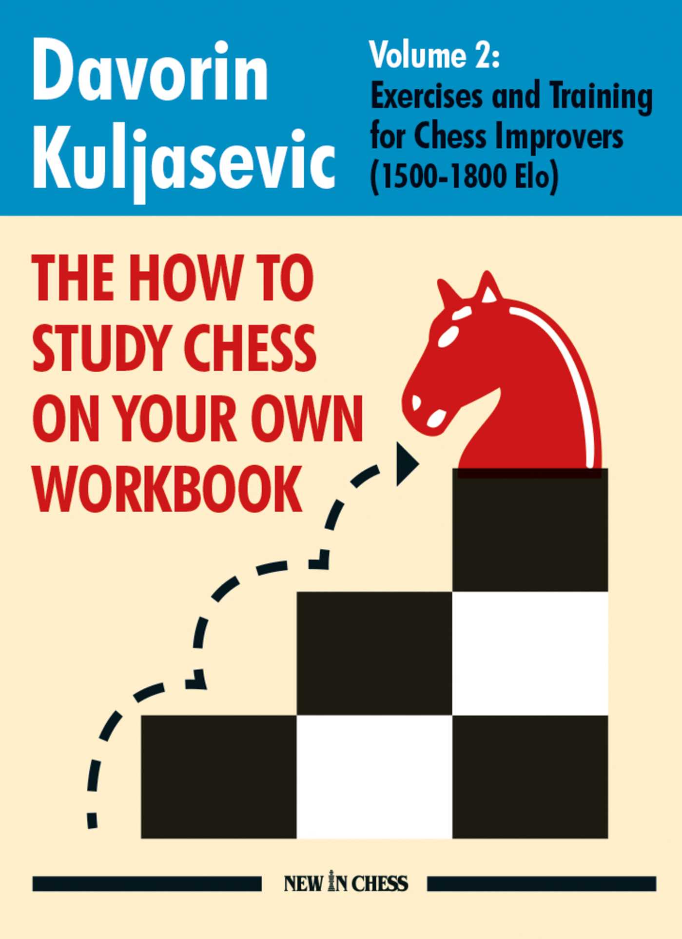 How To Study Chess on Your Own Workbook: Exercises and Training for Chess Improvers (1500 - 1800 Elo)