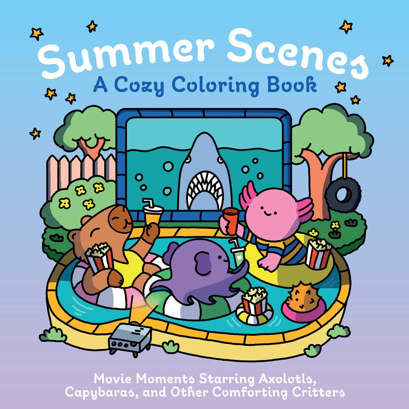 Summer Scenes: A Cozy Coloring Book