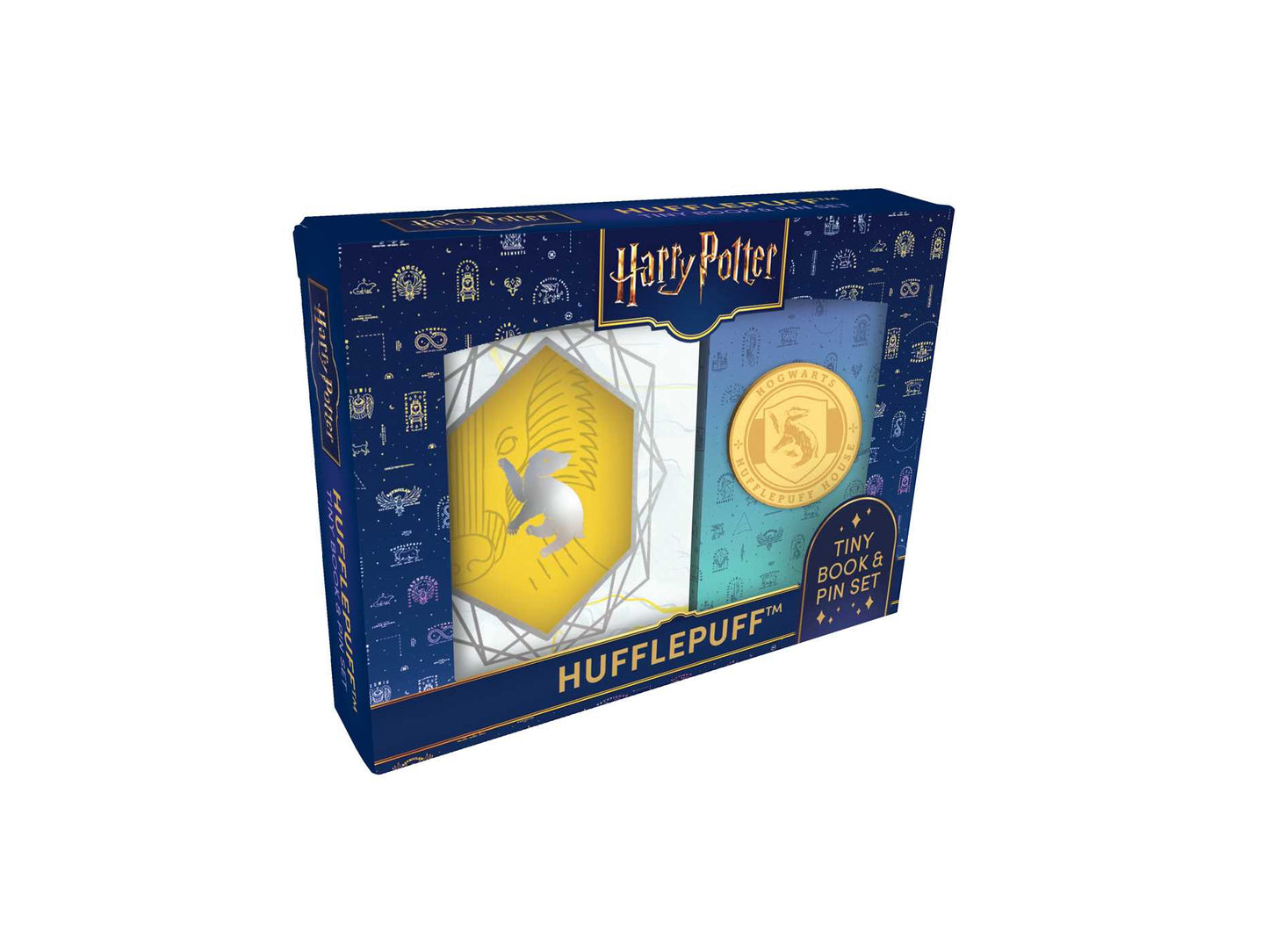 Harry Potter: Hufflepuff Tiny Book and Pin Set