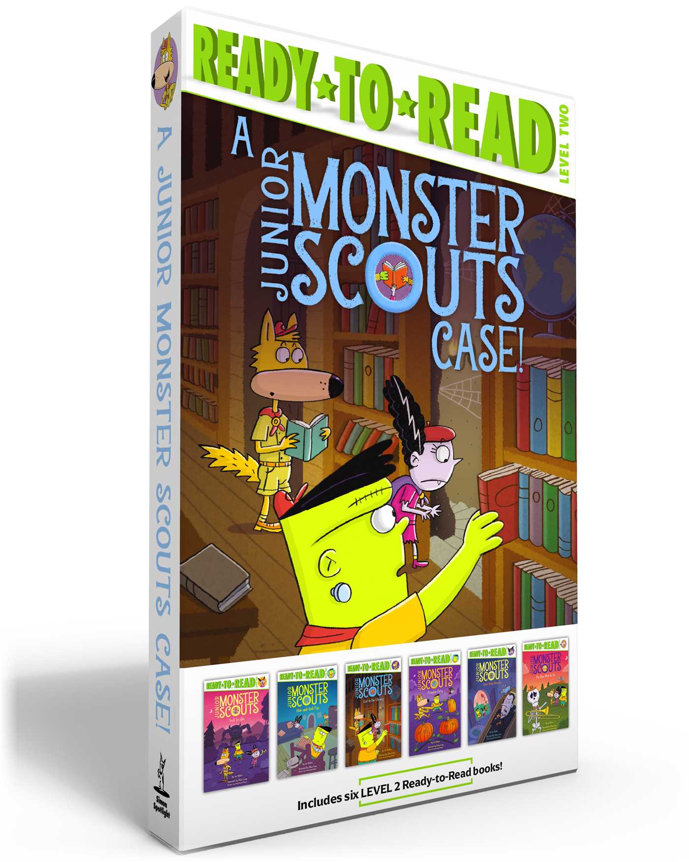 Junior Monster Scouts Case (Boxed Set): Troll Trouble; Hide-and-Seek Pup; Lost in the Library; Pumpkin Party; Don't Wake Dracula; The Show Must Go On