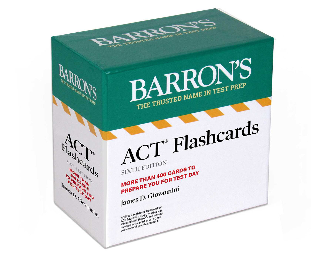 ACT Flashcards, Sixth Edition: Up-to-Date Review (2026)