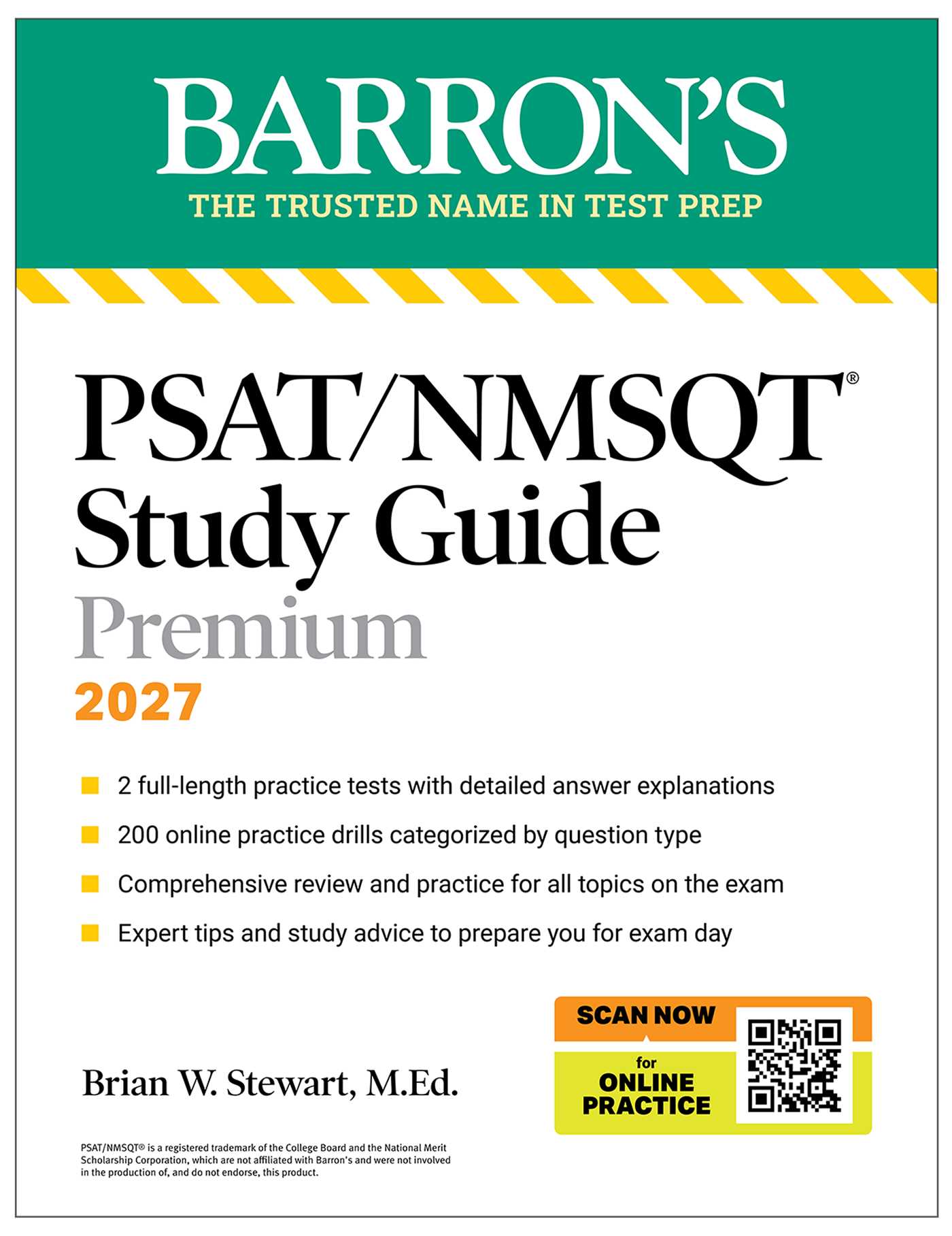 PSAT/NMSQT Study Guide Premium, 2027: 2 Practice Tests + Comprehensive Review + 200 Online Drills