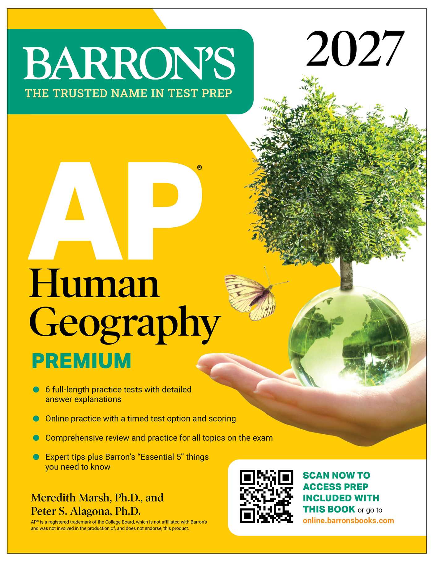 AP Human Geography Premium, 2027: Prep Book with 6 Practice Tests+ Comprehensive Review + Online Practice