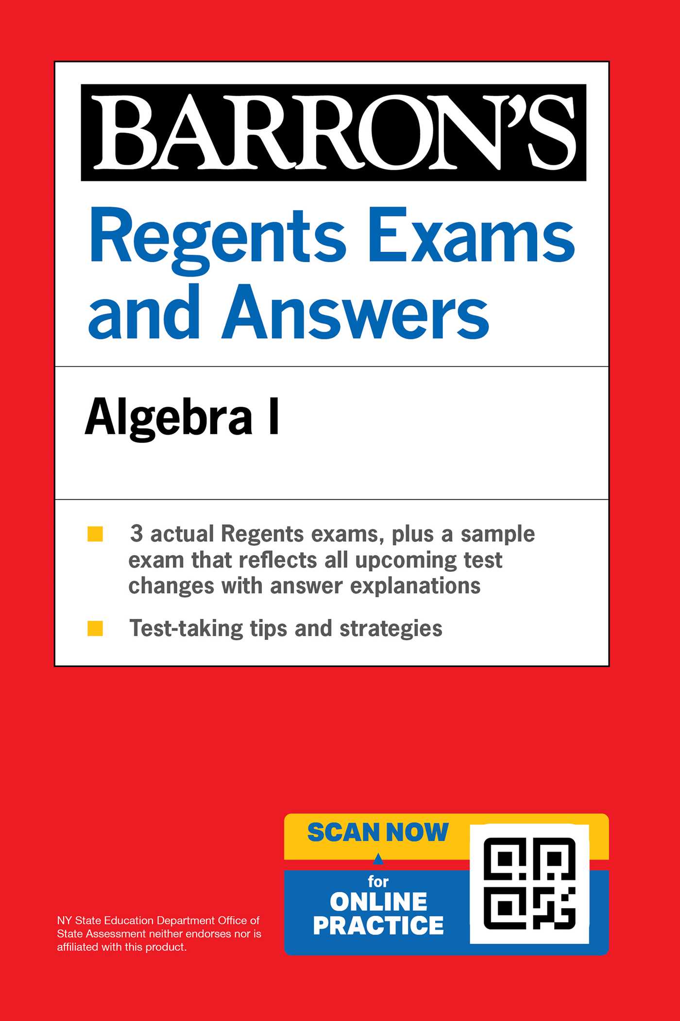 Regents Exams and Answers: Algebra I, Fifth Edition, (Barron's New York Regents)