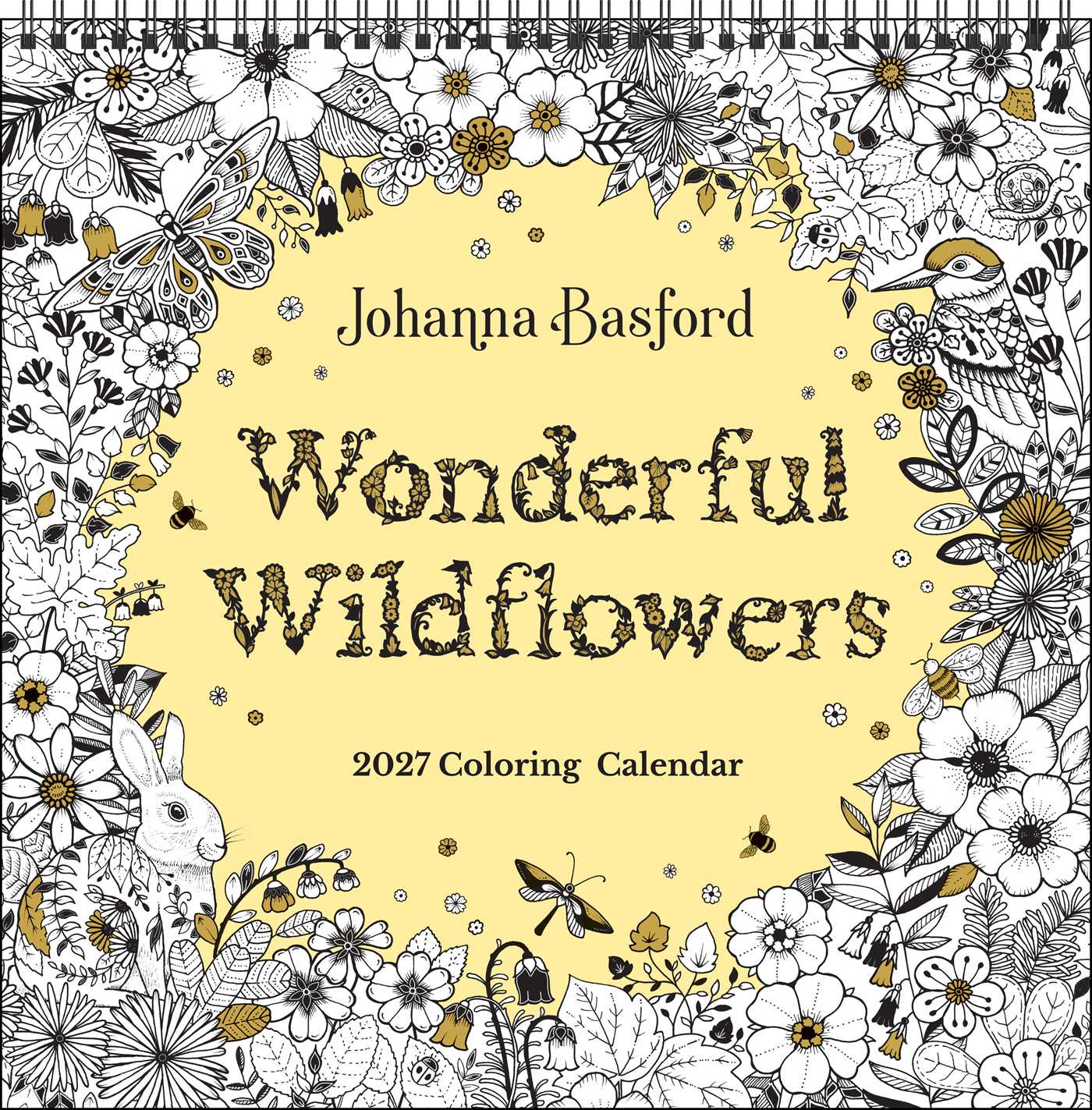 Johanna Basford 2027 Coloring Wall Calendar