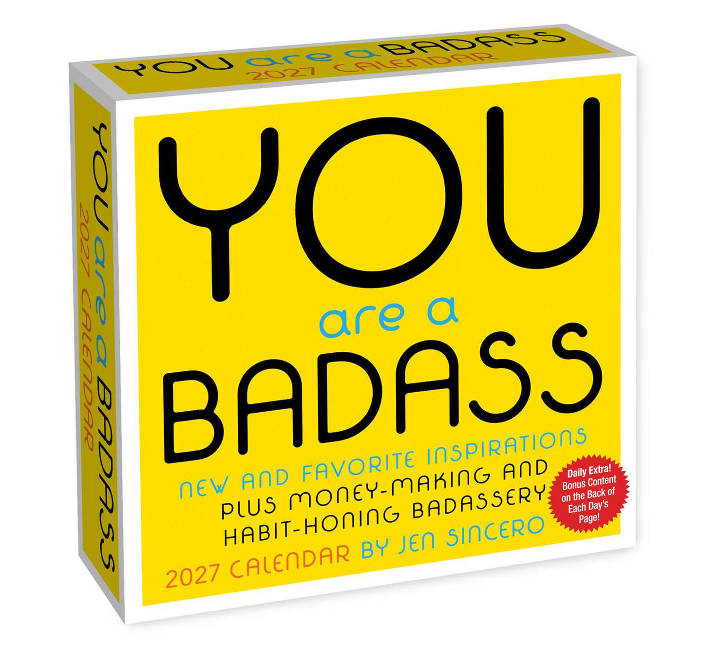 You Are a Badass 2027 Day-to-Day Calendar