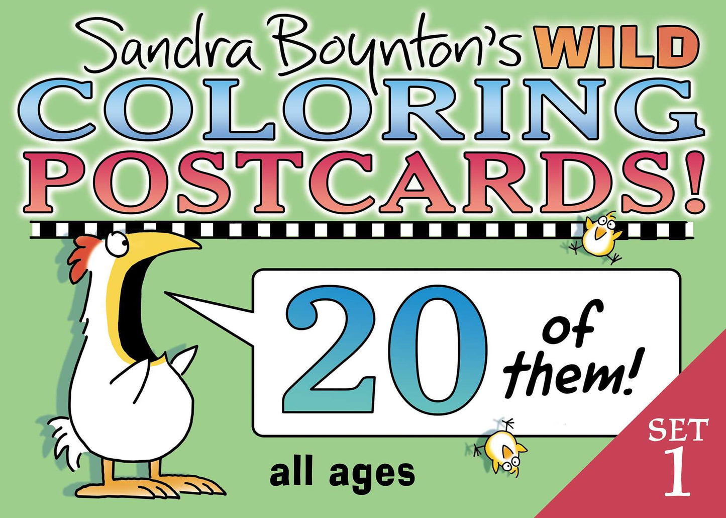Sandra Boynton's Wild Coloring Postcards, Set 1