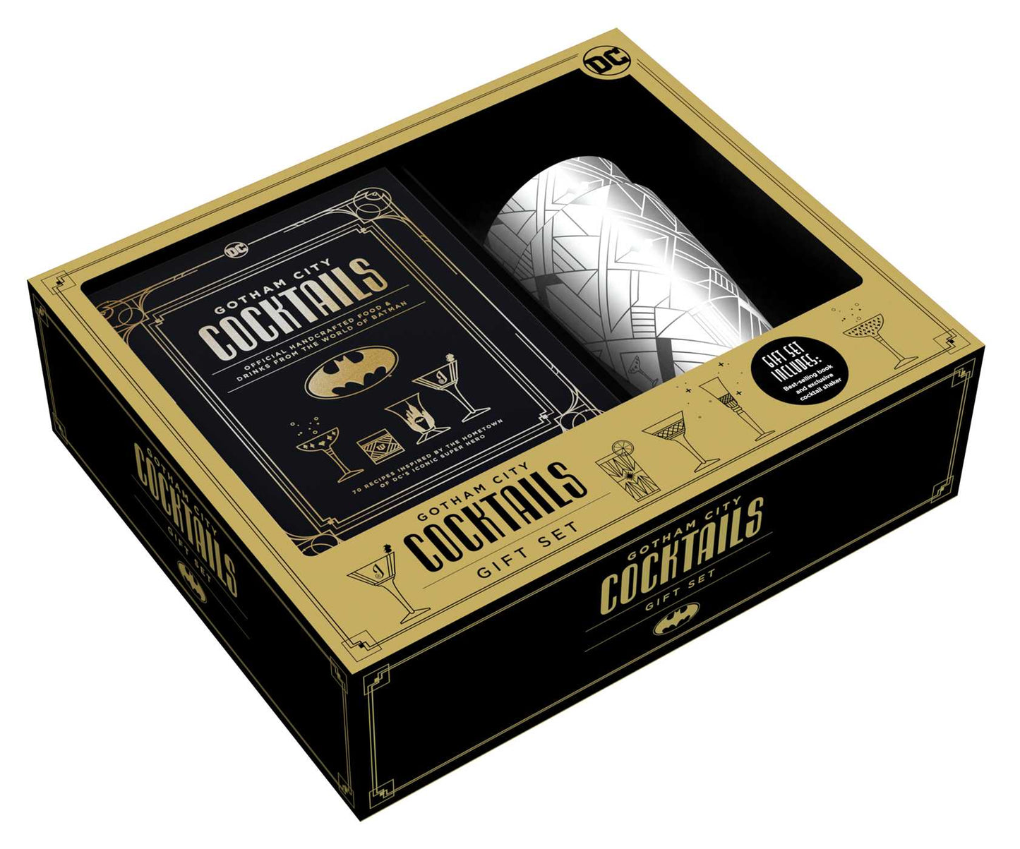Gotham City Cocktails Gift Set