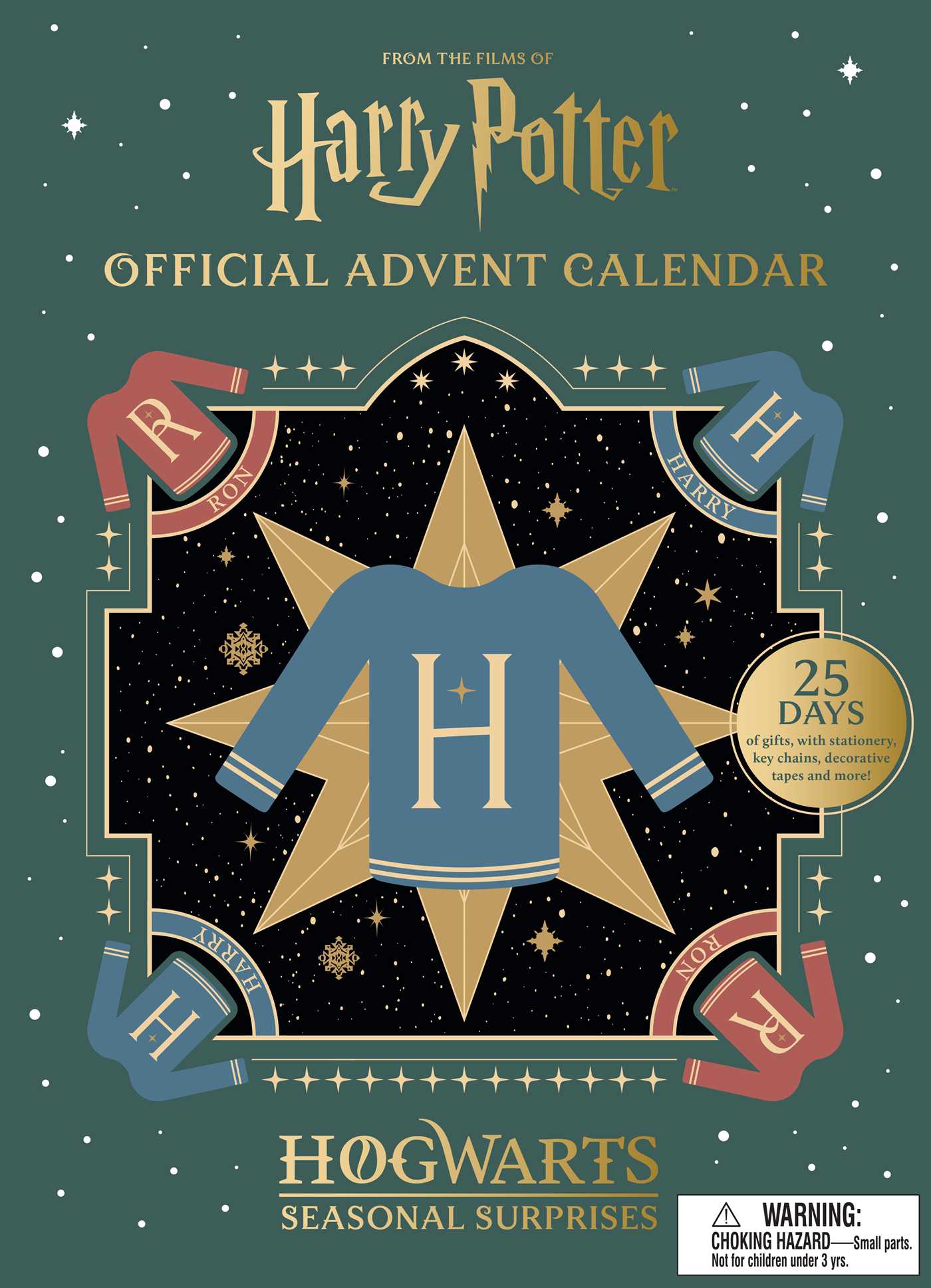 Harry Potter Official Advent Calendar Seasonal Surprises (Festive Sweaters Ed.)