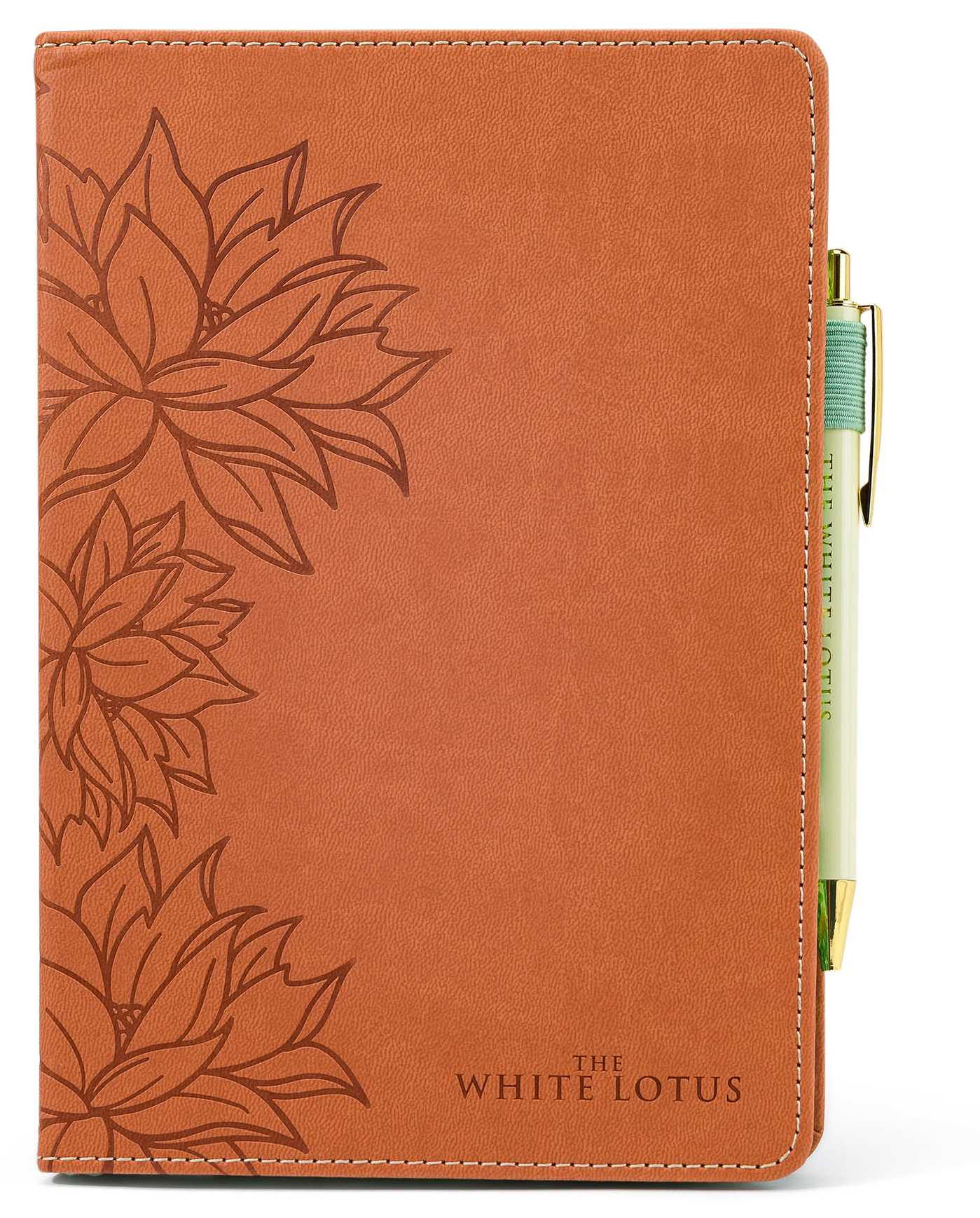White Lotus Journal and Pen Set